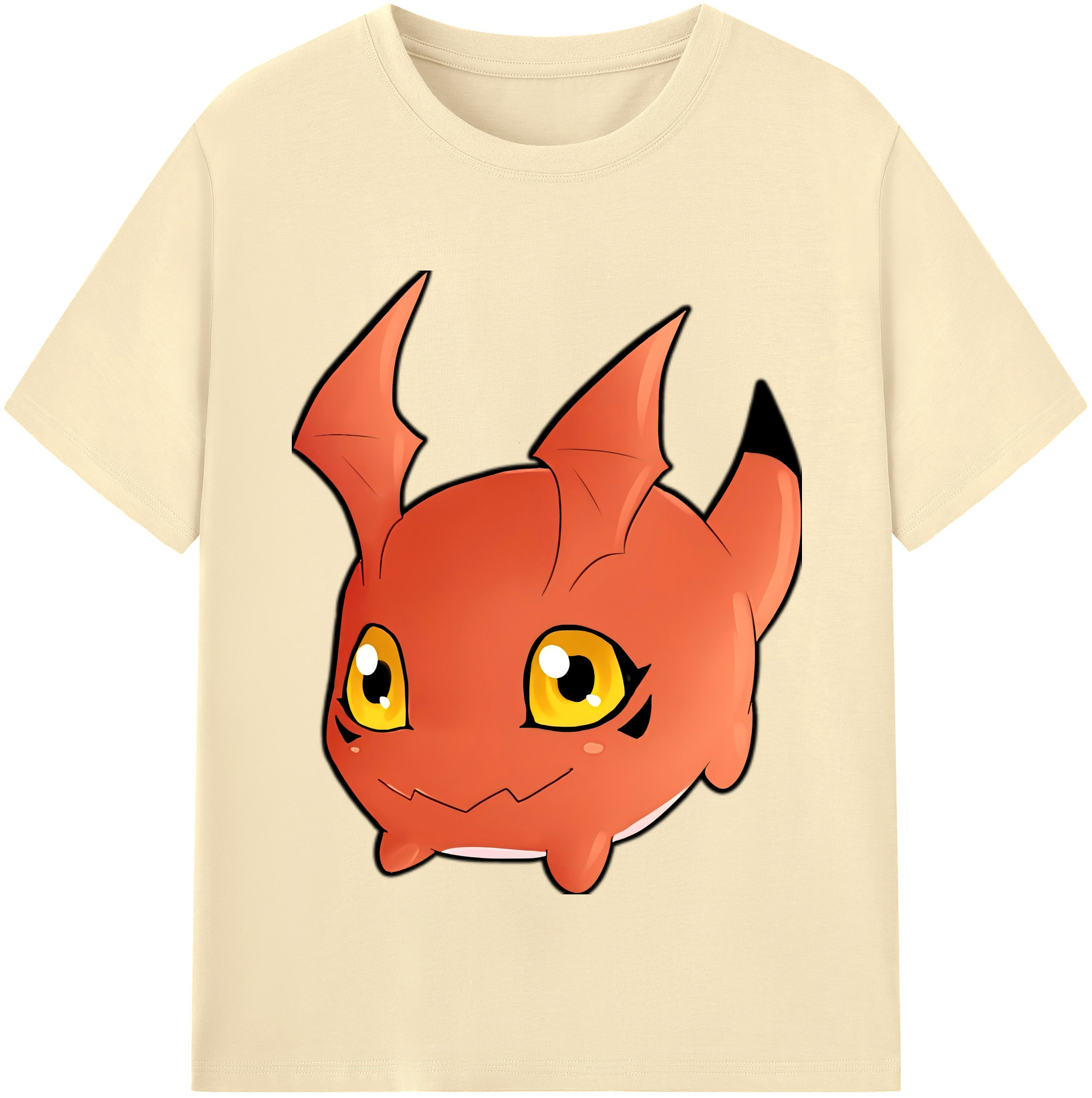 （画像用） Digimon デジタルモンスター/デジモン 綿100％半袖Tシャツ（フロントプリント）