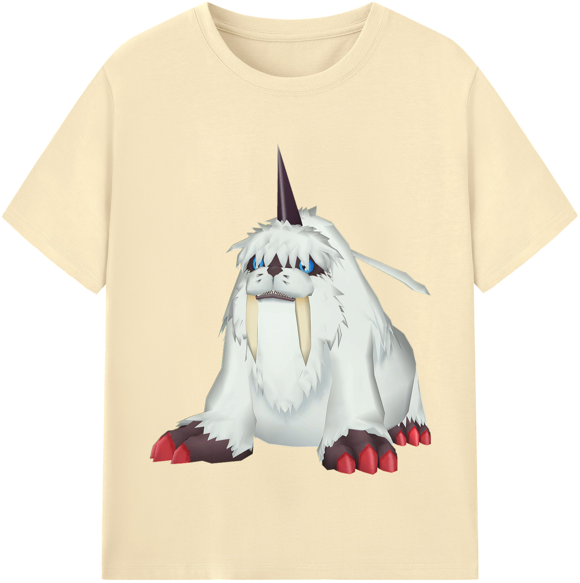 （画像用） Digimon デジタルモンスター/デジモン 綿100％半袖Tシャツ（フロントプリント）