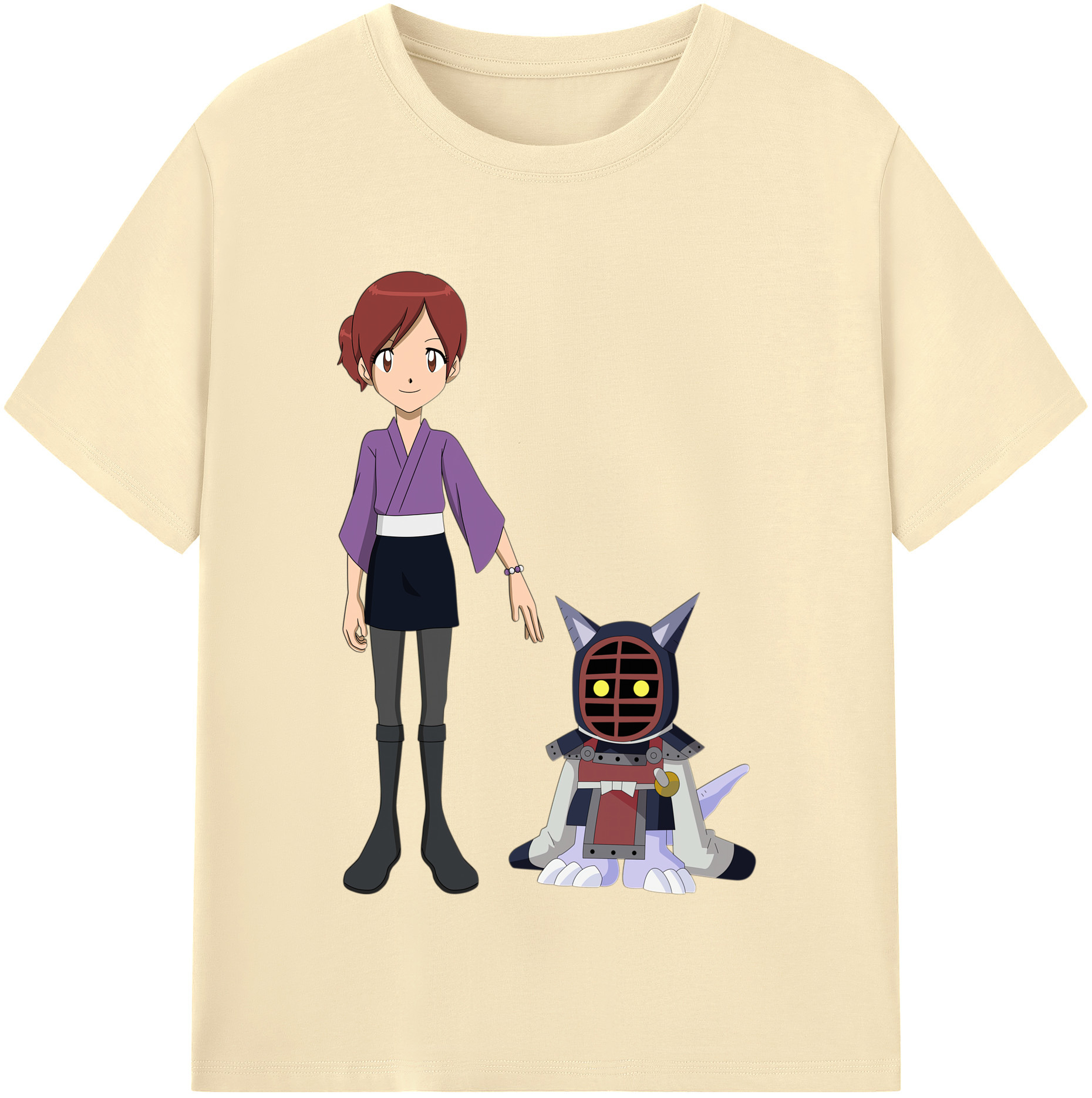 （画像用） Digimon デジタルモンスター/デジモン 綿100％半袖Tシャツ（フロントプリント）