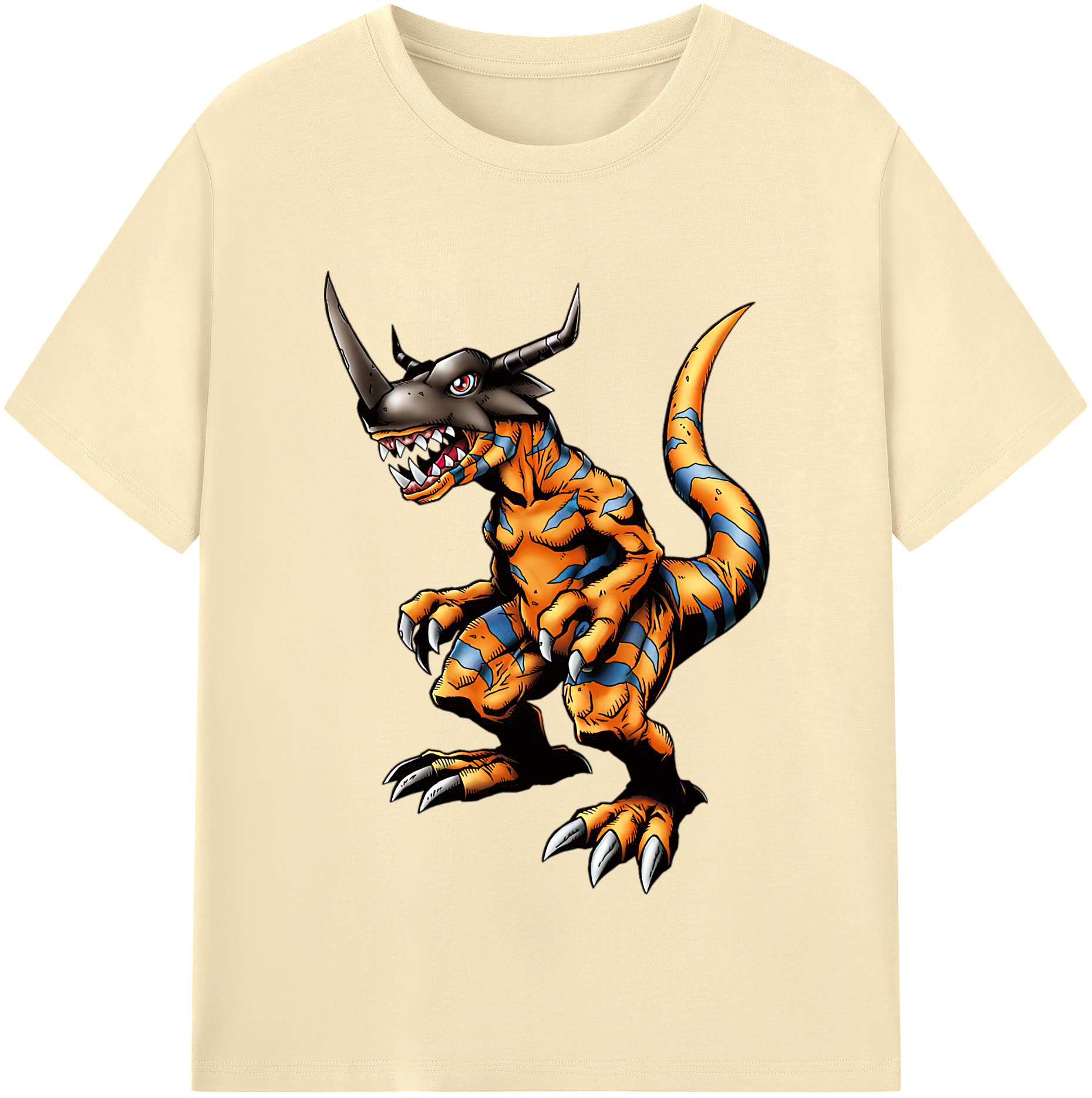 （画像用） Digimon デジタルモンスター/デジモン 綿100％半袖Tシャツ（フロントプリント）