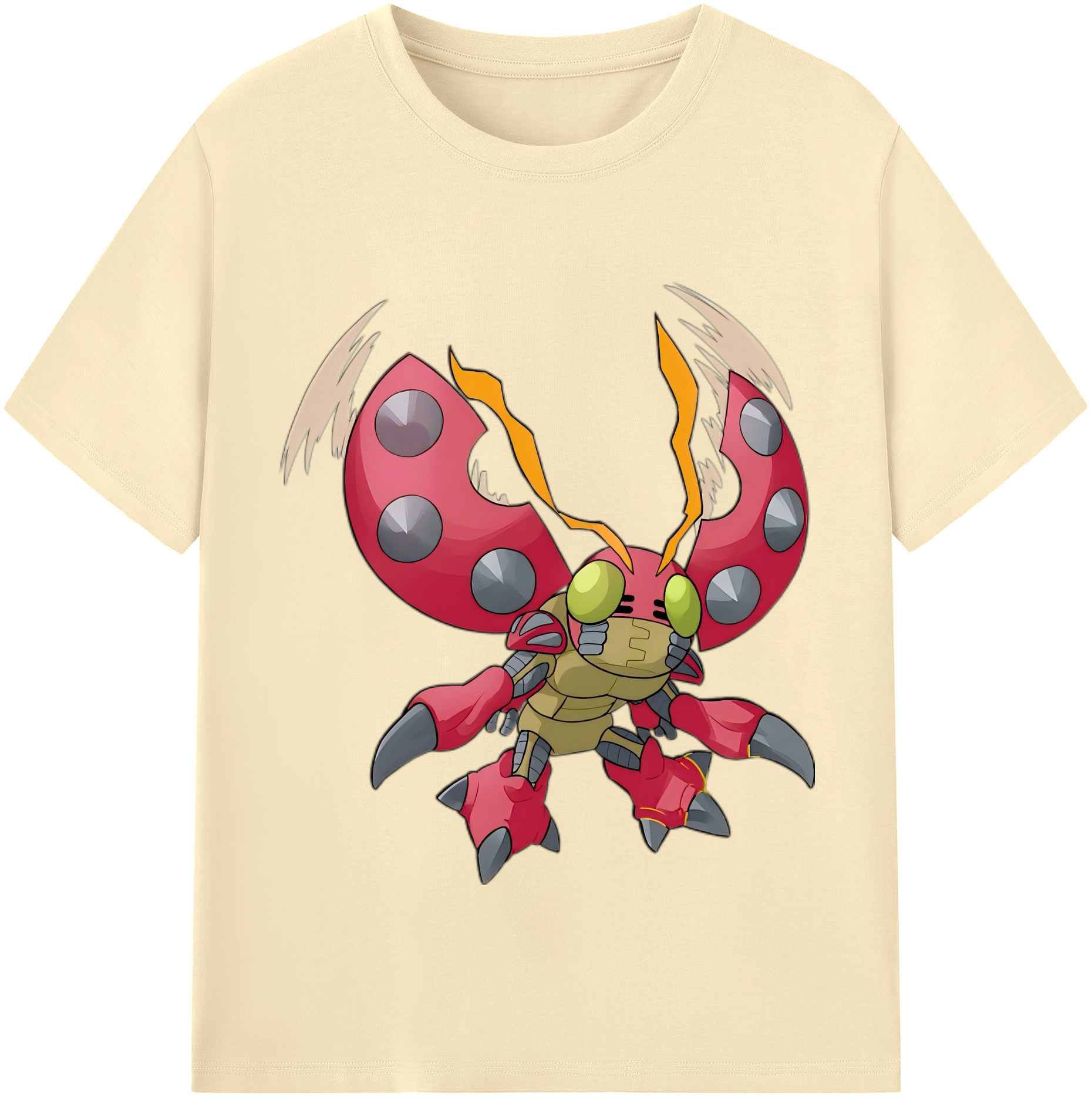 （画像用） Digimon デジタルモンスター/デジモン 綿100％半袖Tシャツ（フロントプリント）
