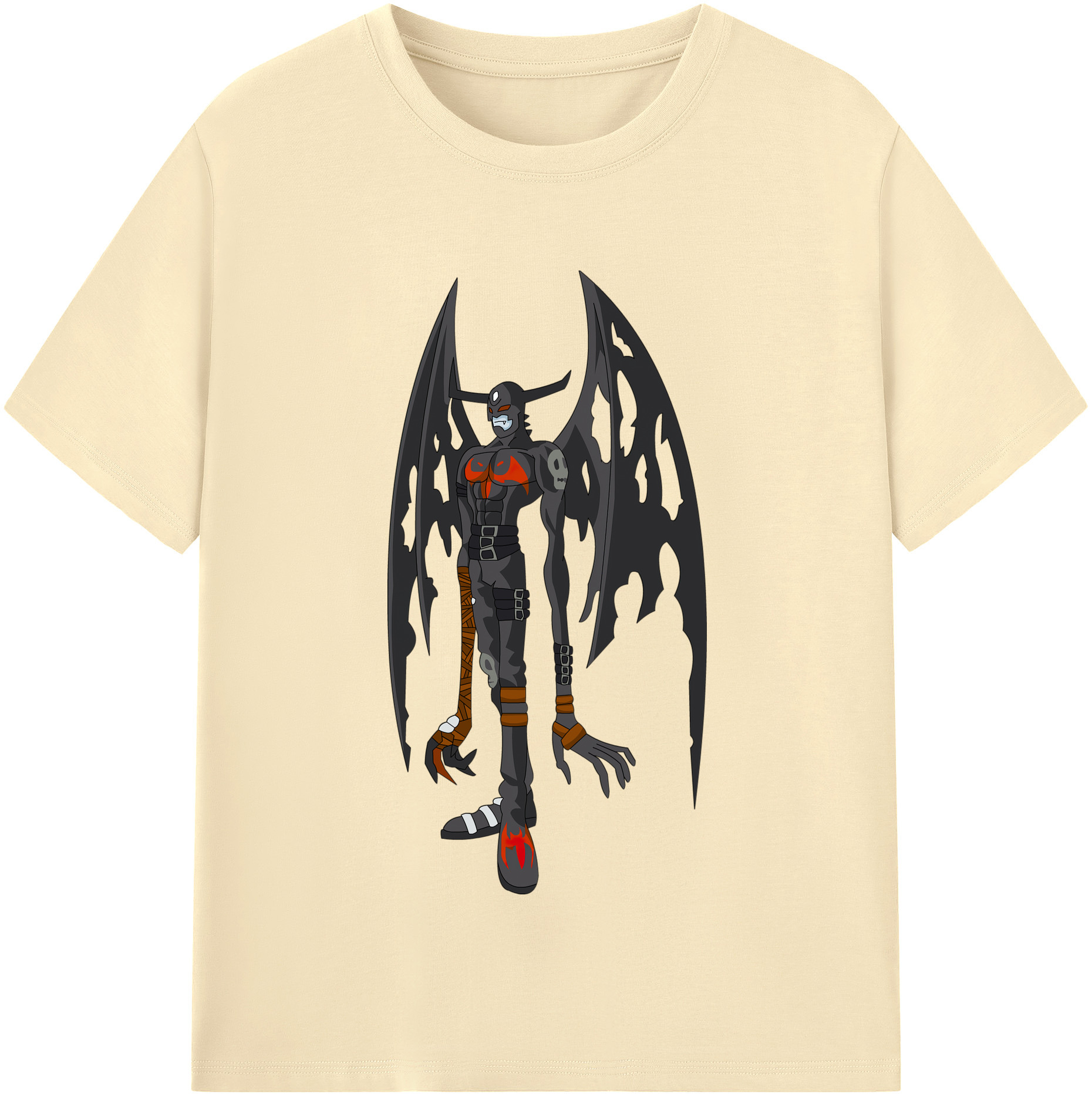 （画像用） Digimon デジタルモンスター/デジモン 綿100％半袖Tシャツ（フロントプリント）