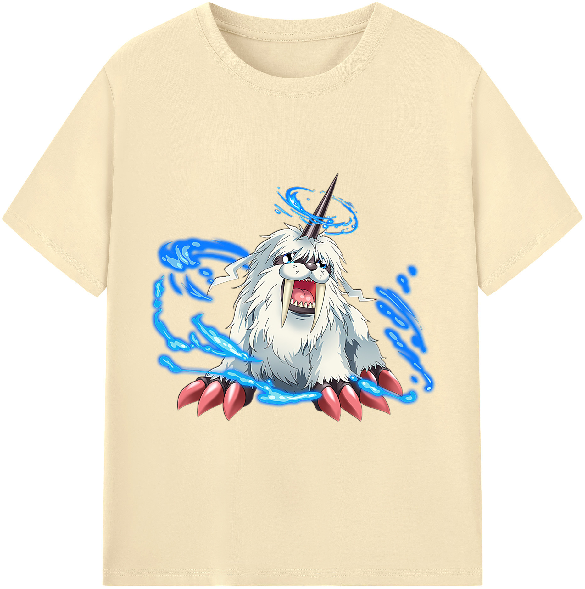 （画像用） Digimon デジタルモンスター/デジモン 綿100％半袖Tシャツ（フロントプリント）
