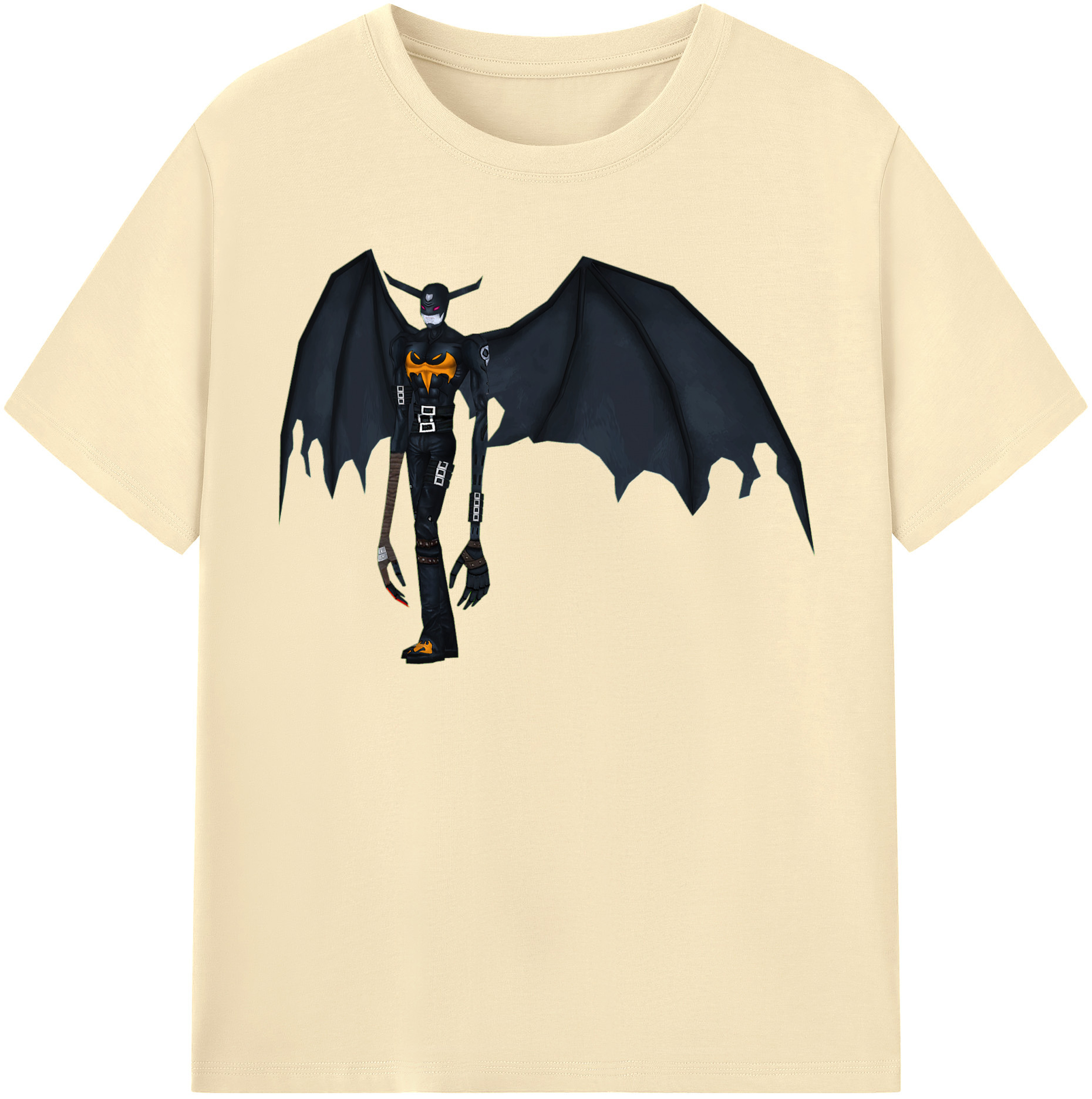 （画像用） Digimon デジタルモンスター/デジモン 綿100％半袖Tシャツ（フロントプリント）