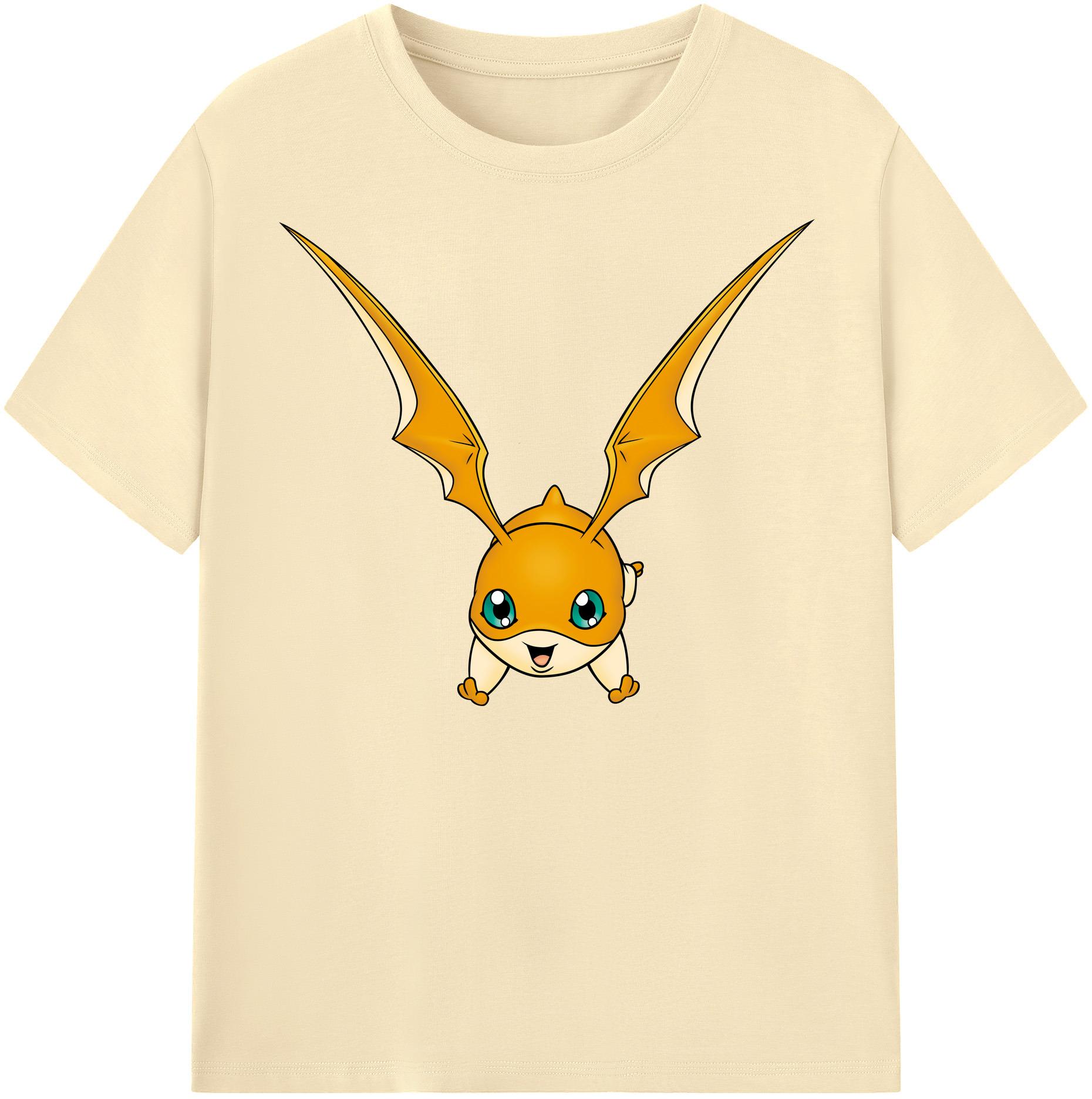 （画像用） Digimon デジタルモンスター/デジモン 綿100％半袖Tシャツ（フロントプリント）