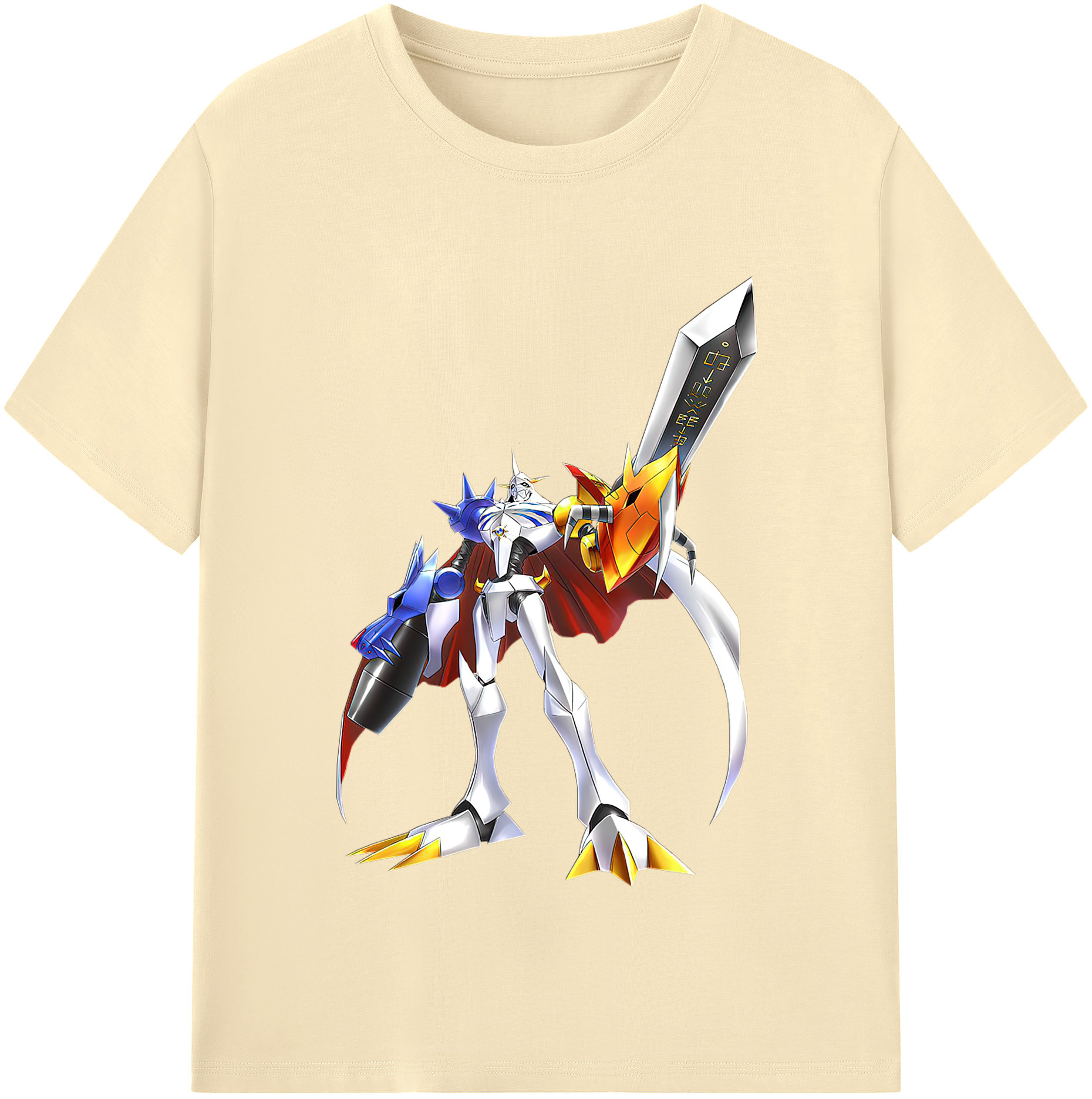 （画像用） Digimon デジタルモンスター/デジモン 綿100％半袖Tシャツ（フロントプリント）