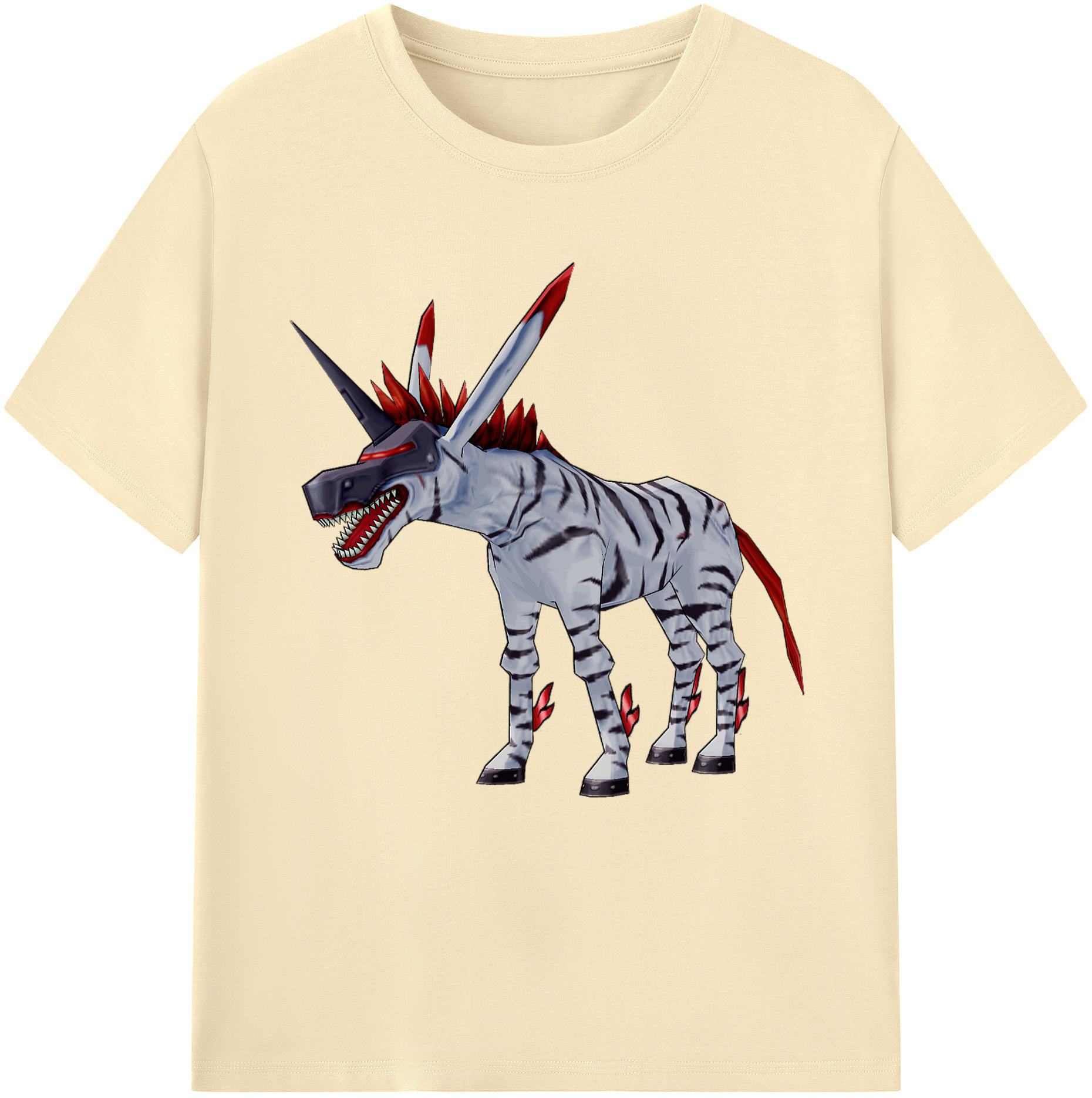 （画像用） Digimon デジタルモンスター/デジモン 綿100％半袖Tシャツ（フロントプリント）