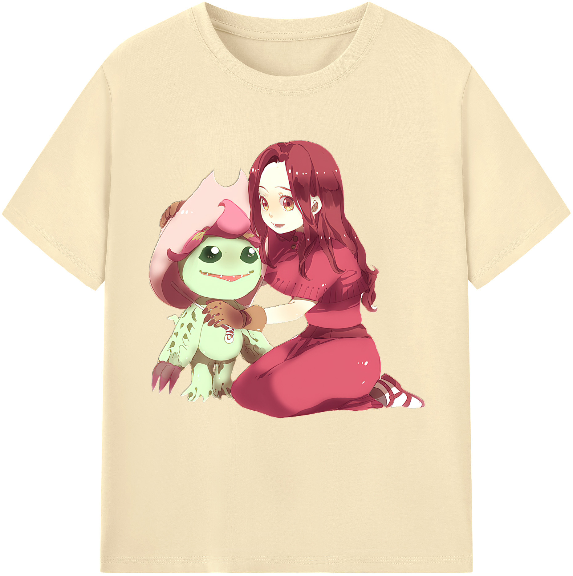 （画像用） Digimon デジタルモンスター/デジモン 綿100％半袖Tシャツ（フロントプリント）