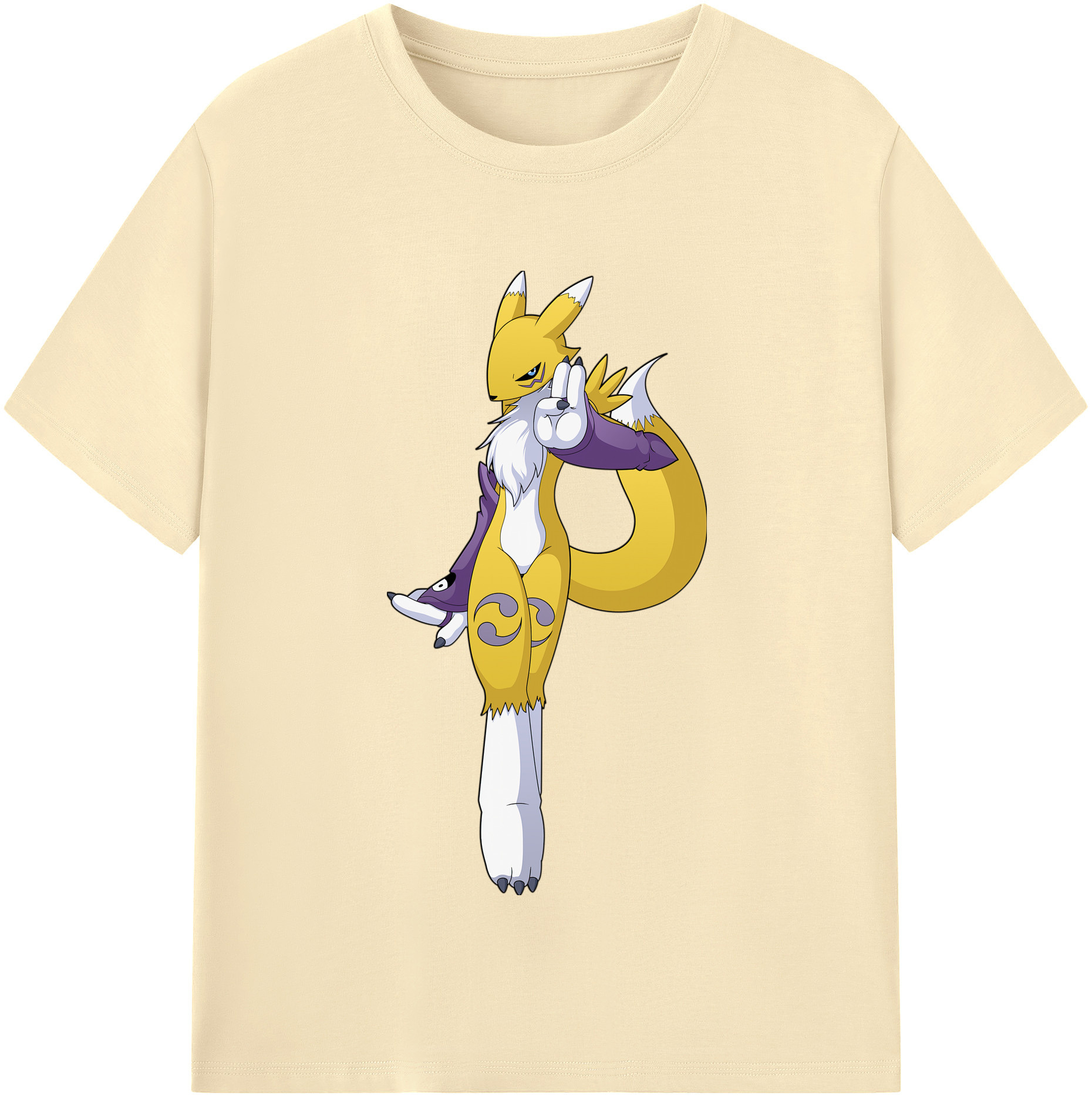 （画像用） Digimon デジタルモンスター/デジモン 綿100％半袖Tシャツ（フロントプリント）