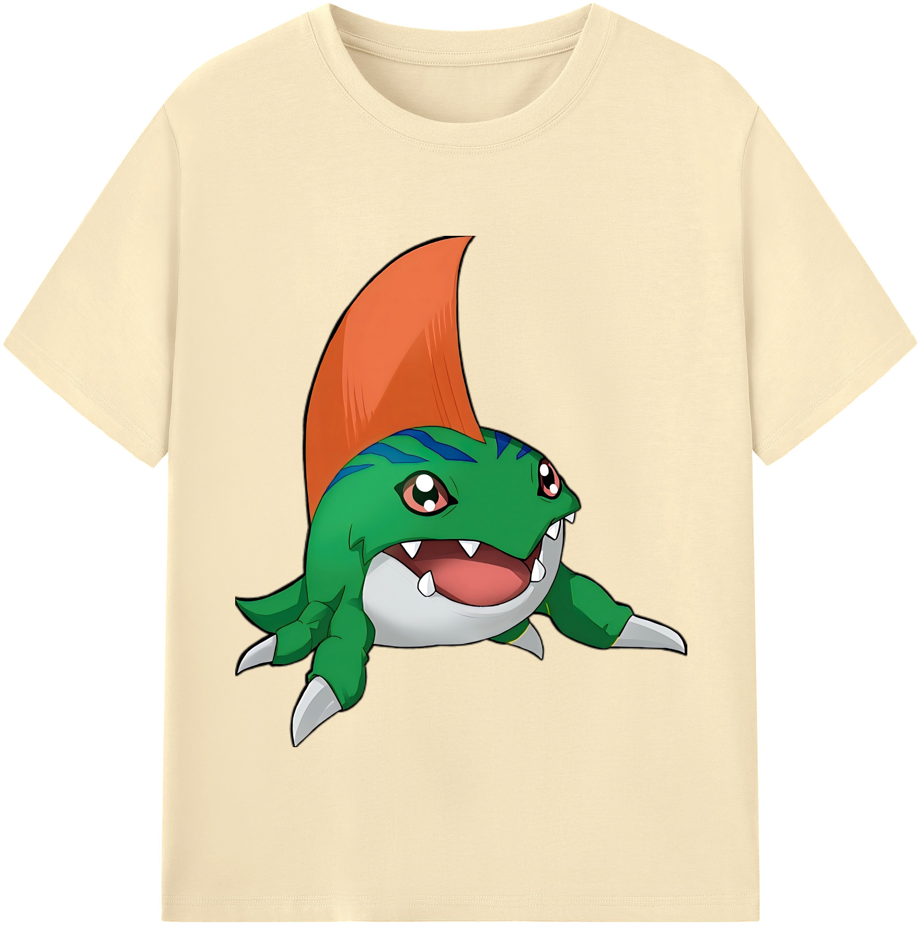 （画像用） Digimon デジタルモンスター/デジモン 綿100％半袖Tシャツ（フロントプリント）