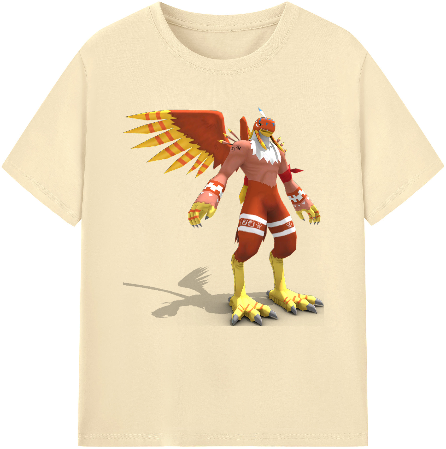 （画像用） Digimon デジタルモンスター/デジモン 綿100％半袖Tシャツ（フロントプリント）