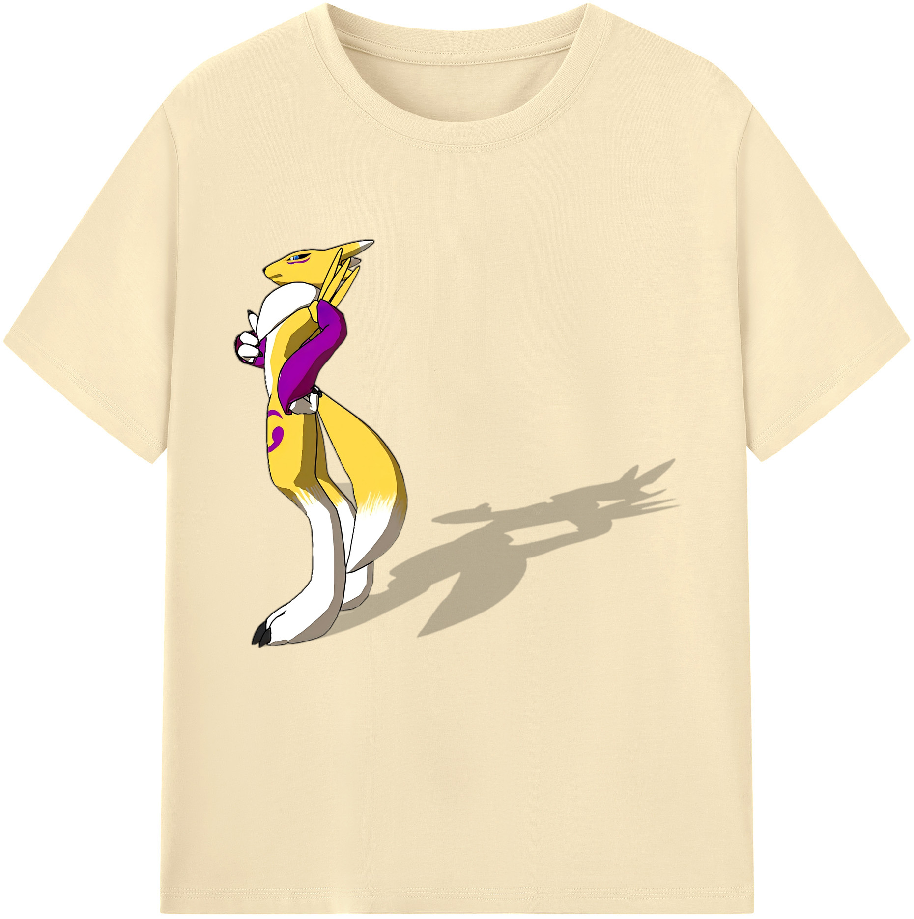 （画像用） Digimon デジタルモンスター/デジモン 綿100％半袖Tシャツ（フロントプリント）