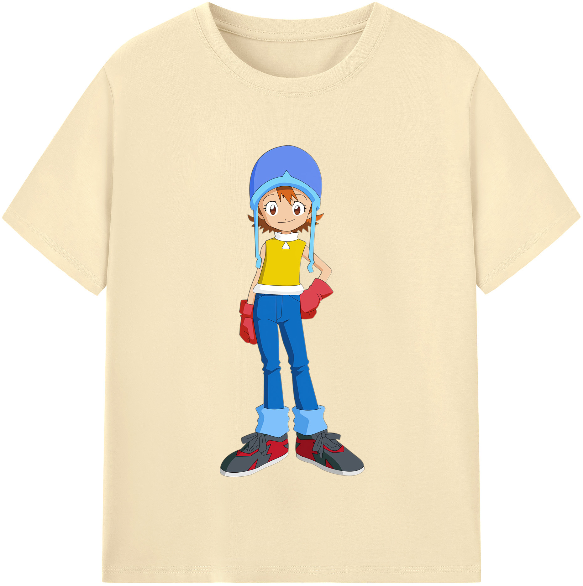 （画像用） Digimon デジタルモンスター/デジモン 綿100％半袖Tシャツ（フロントプリント）