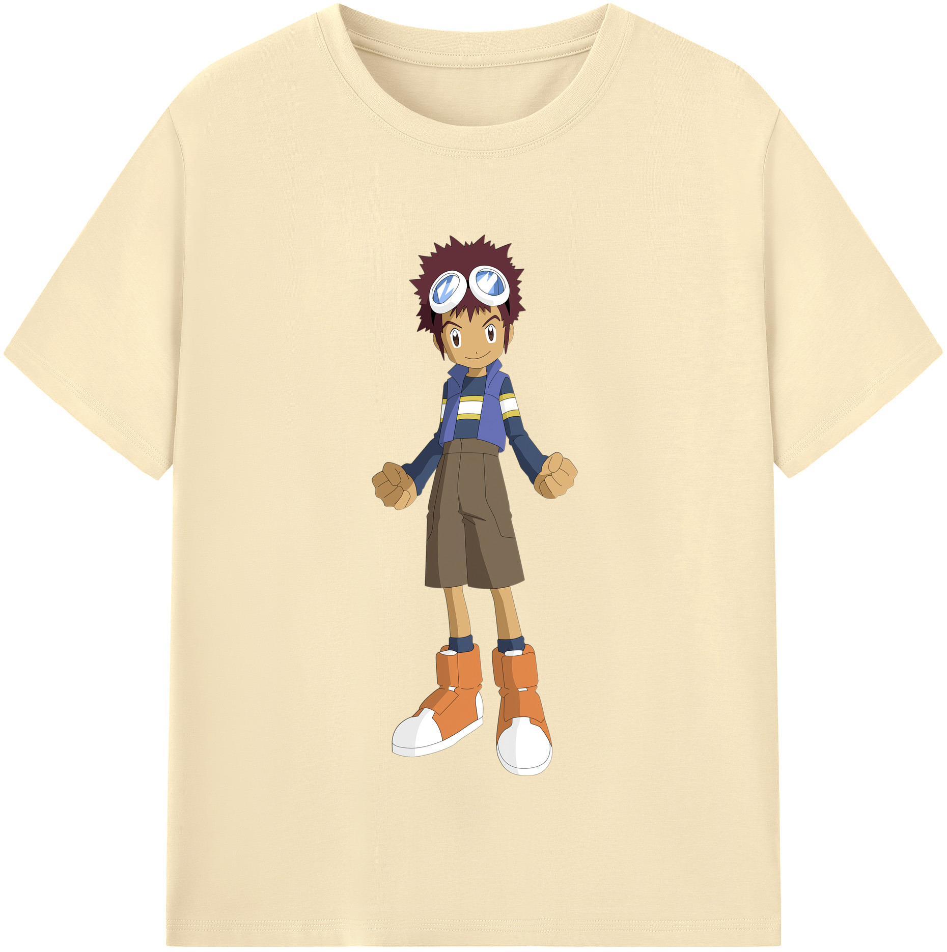 （画像用） Digimon デジタルモンスター/デジモン 綿100％半袖Tシャツ（フロントプリント）