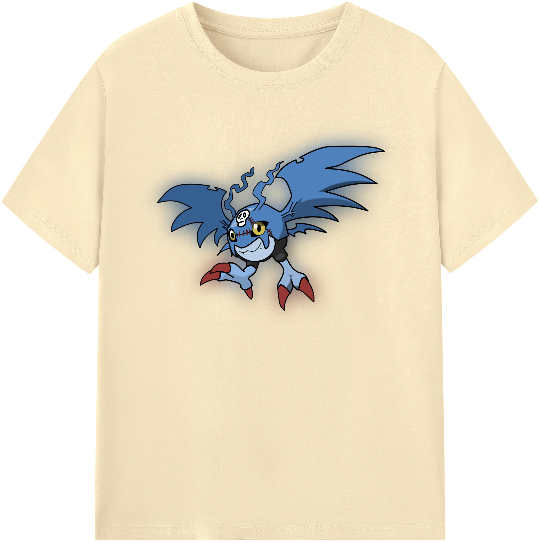 （画像用） Digimon デジタルモンスター/デジモン 綿100％半袖Tシャツ（フロントプリント）