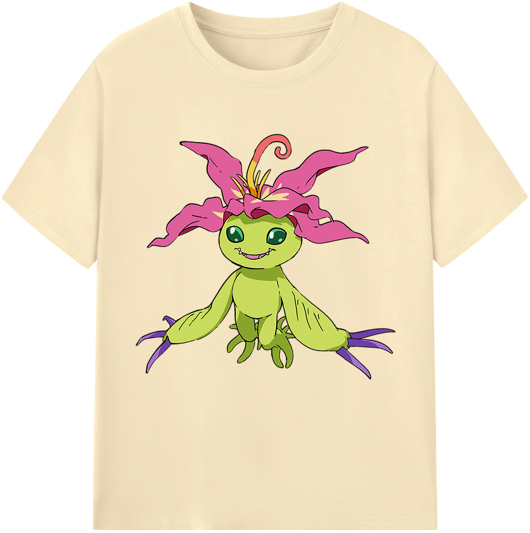 （画像用） Digimon デジタルモンスター/デジモン 綿100％半袖Tシャツ（フロントプリント）