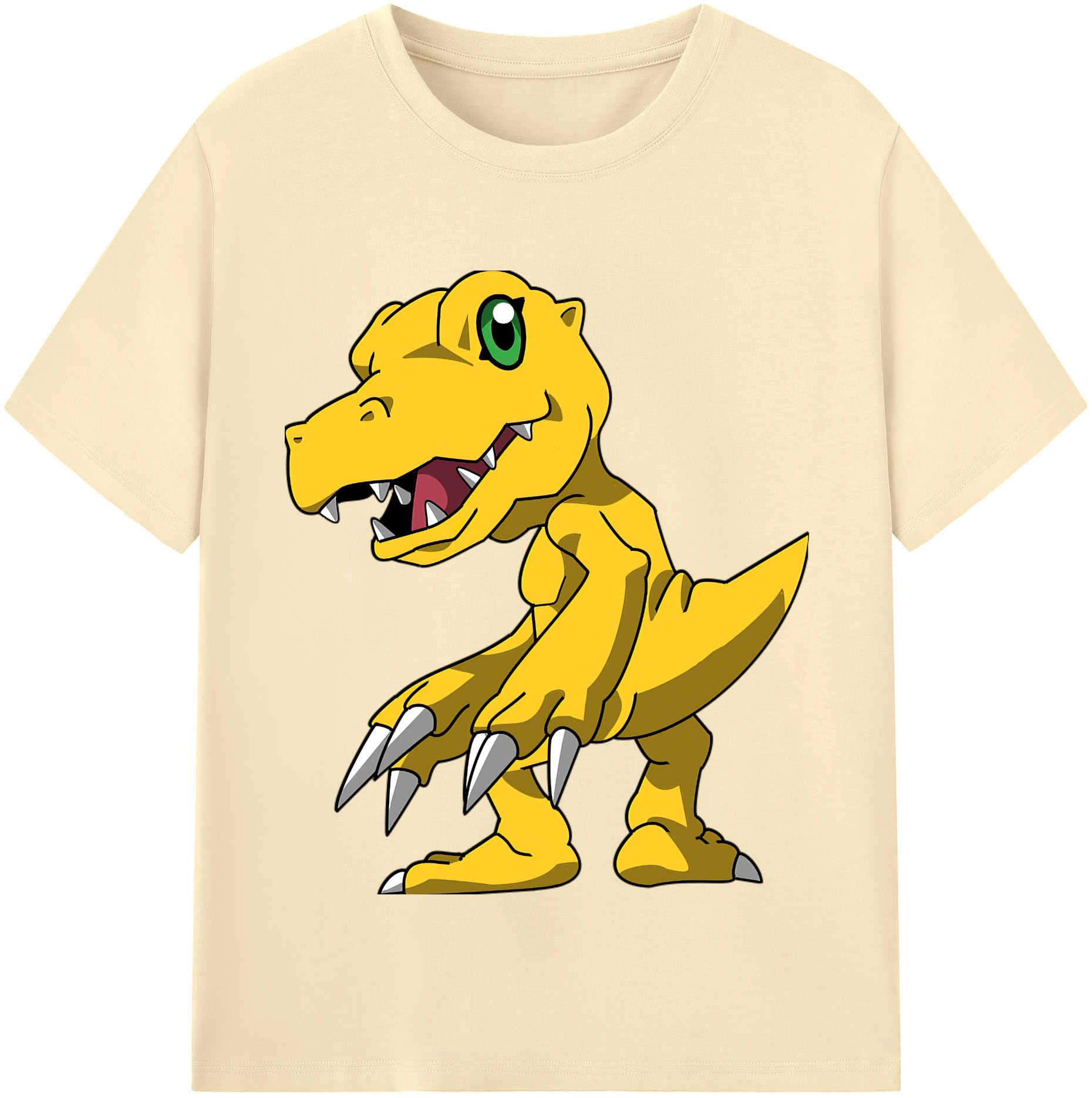 （画像用） Digimon デジタルモンスター/デジモン 綿100％半袖Tシャツ（フロントプリント）