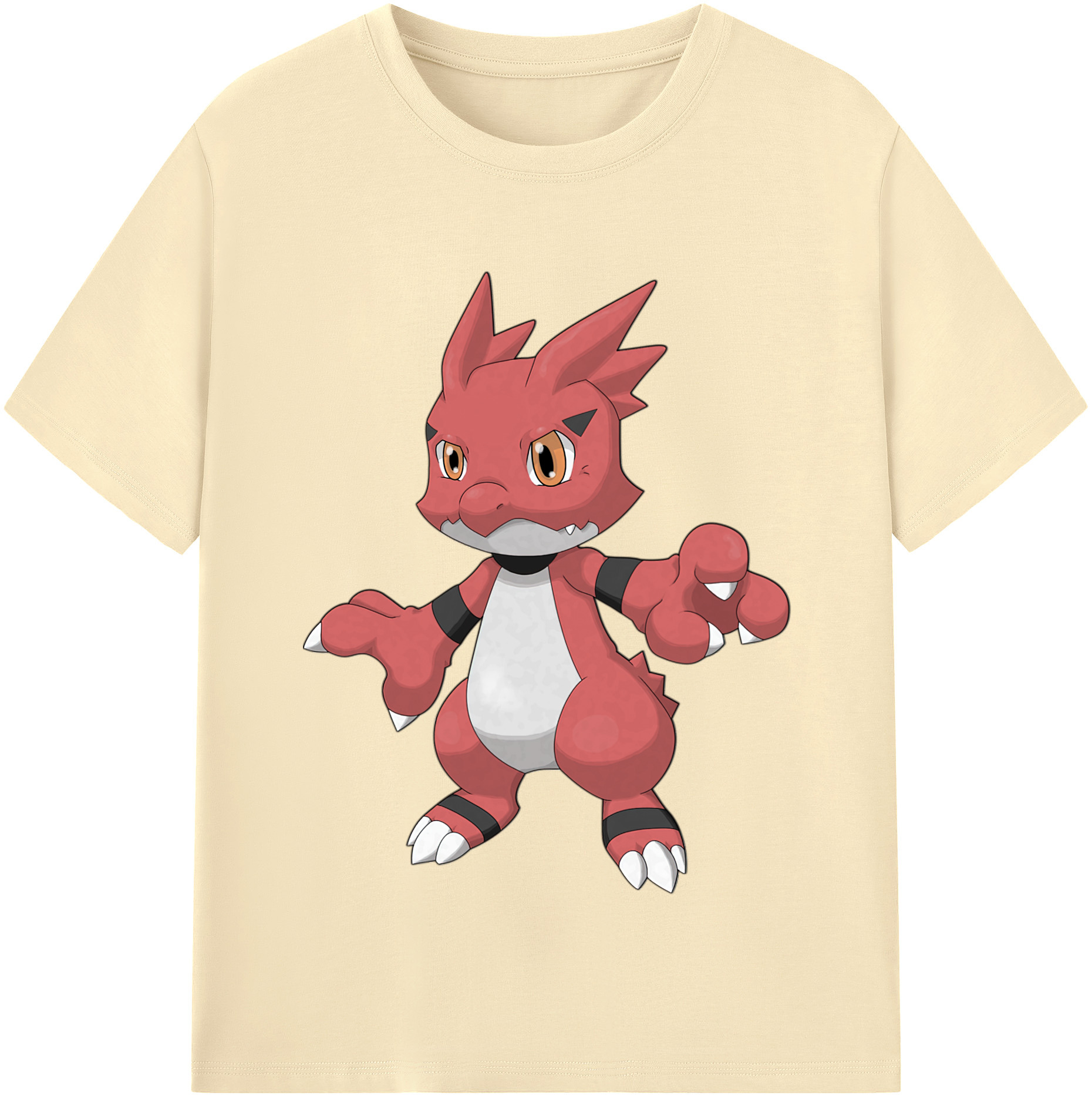 （画像用） Digimon デジタルモンスター/デジモン 綿100％半袖Tシャツ（フロントプリント）