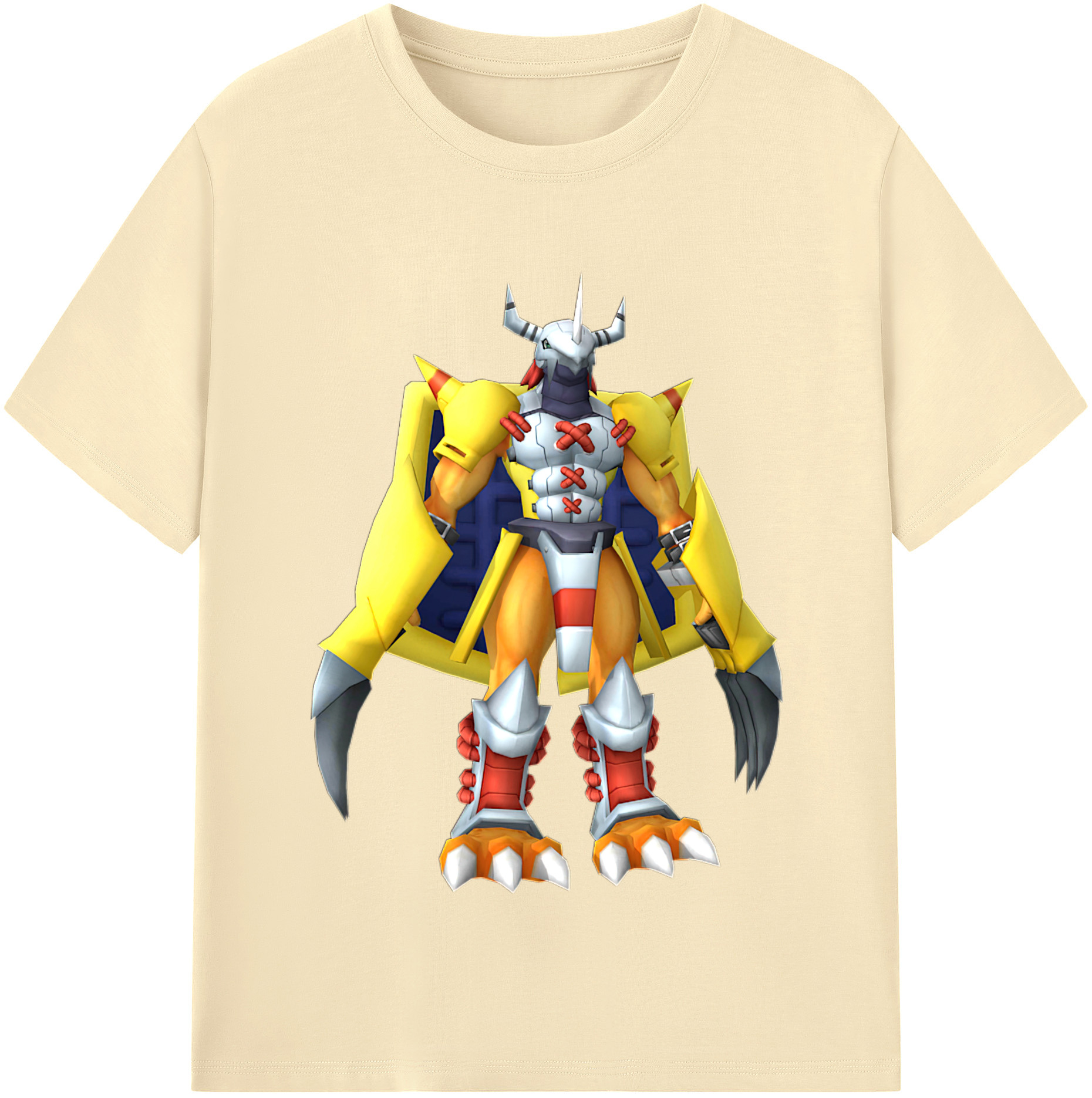 （画像用） Digimon デジタルモンスター/デジモン 綿100％半袖Tシャツ（フロントプリント）