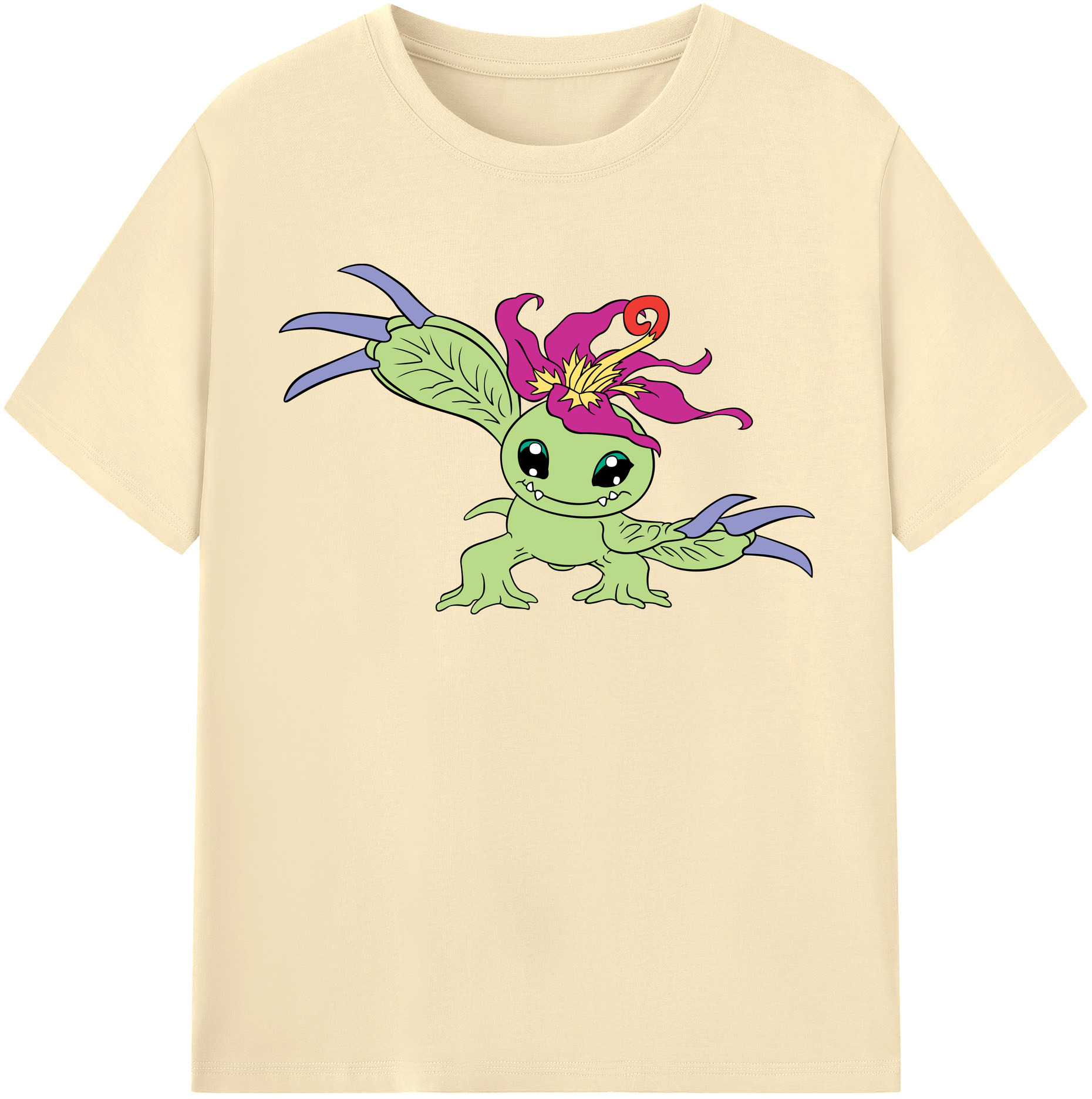 （画像用） Digimon デジタルモンスター/デジモン 綿100％半袖Tシャツ（フロントプリント）