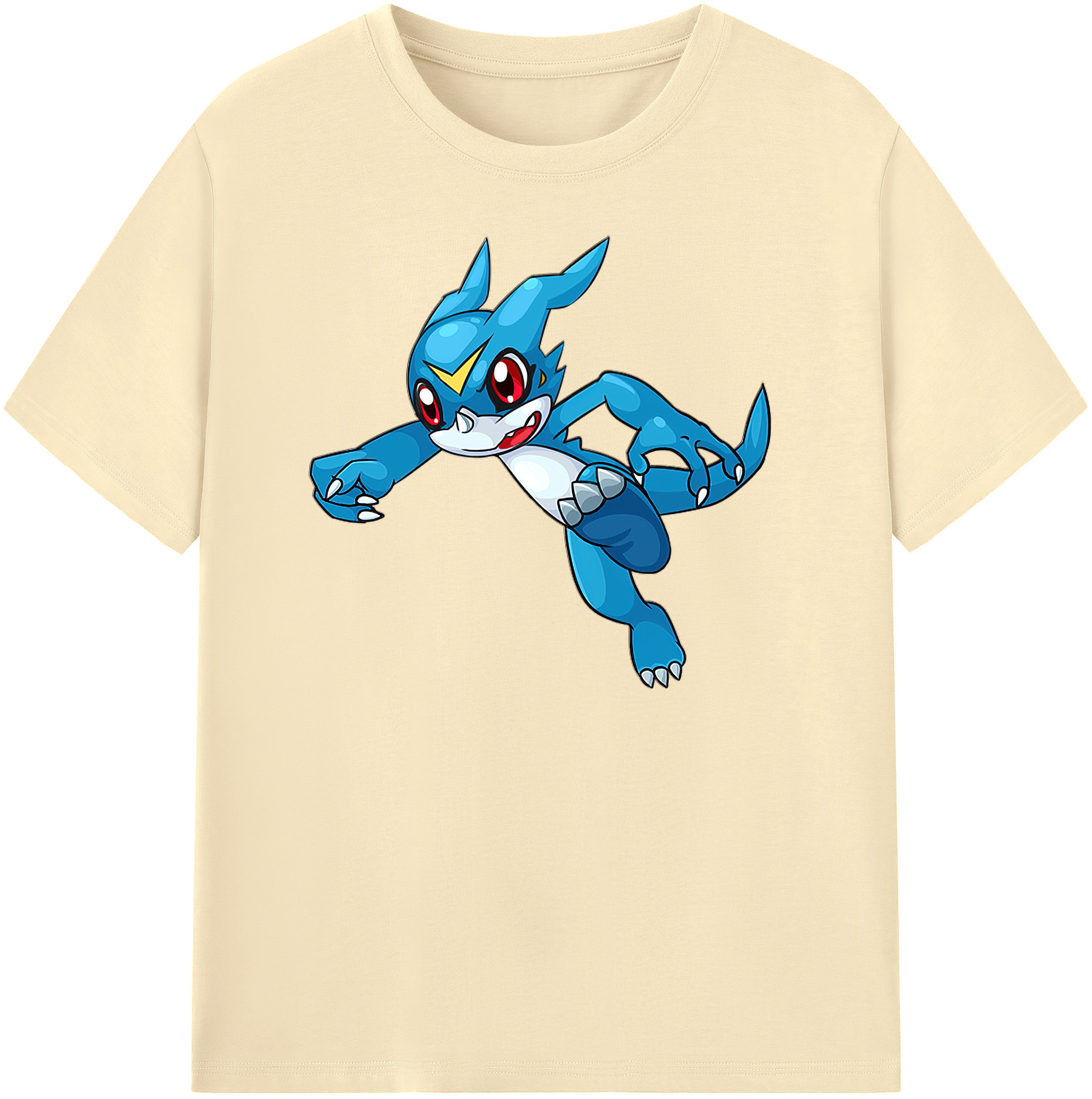 （画像用） Digimon デジタルモンスター/デジモン 綿100％半袖Tシャツ（フロントプリント）