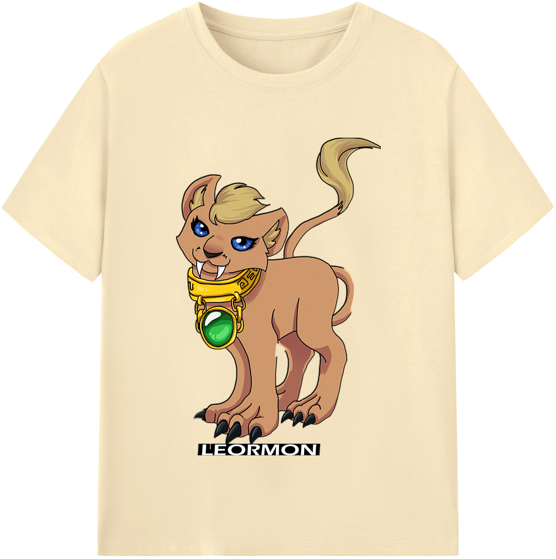 （画像用） Digimon デジタルモンスター/デジモン 綿100％半袖Tシャツ（フロントプリント）