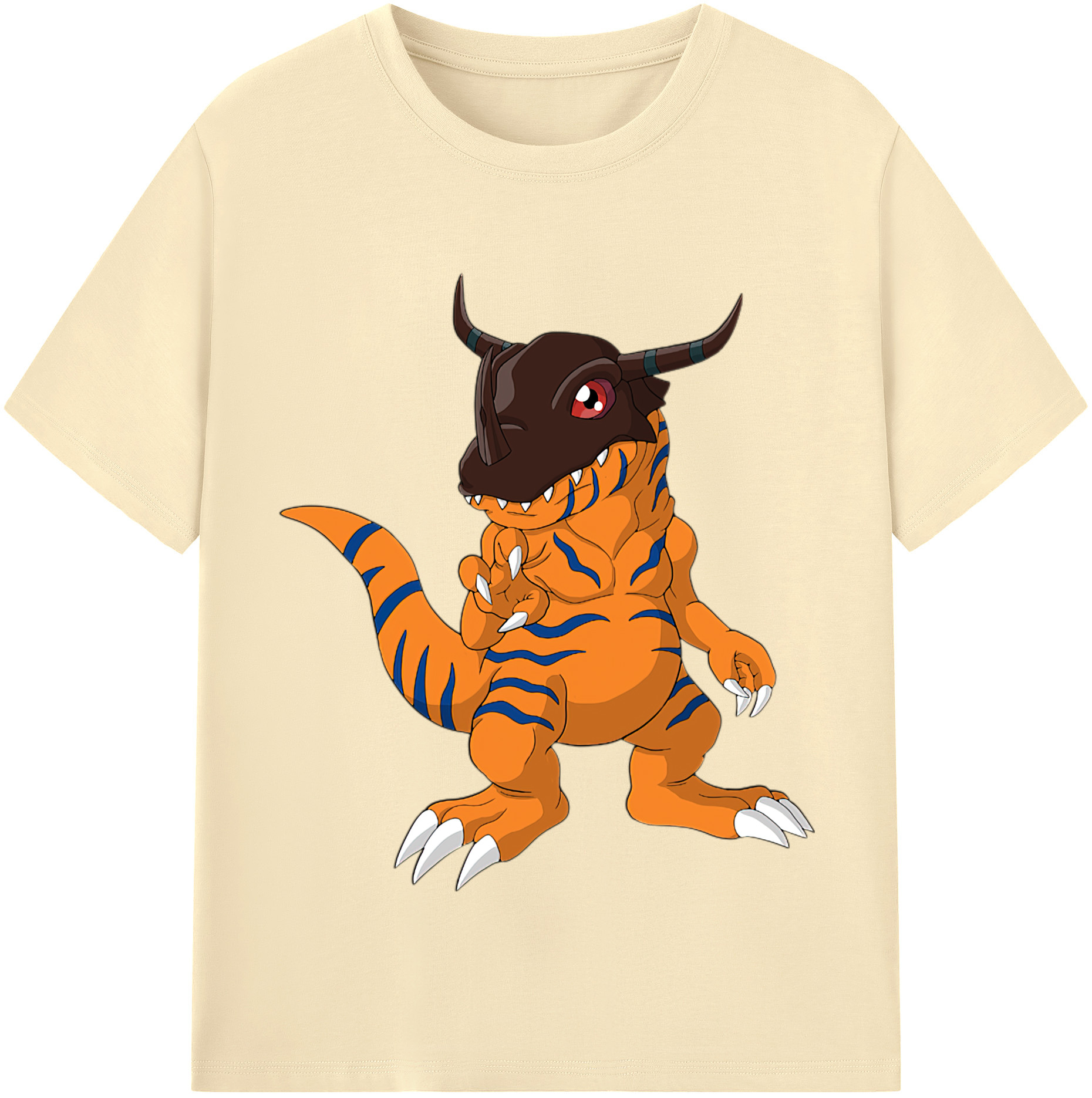 （画像用） Digimon デジタルモンスター/デジモン 綿100％半袖Tシャツ（フロントプリント）