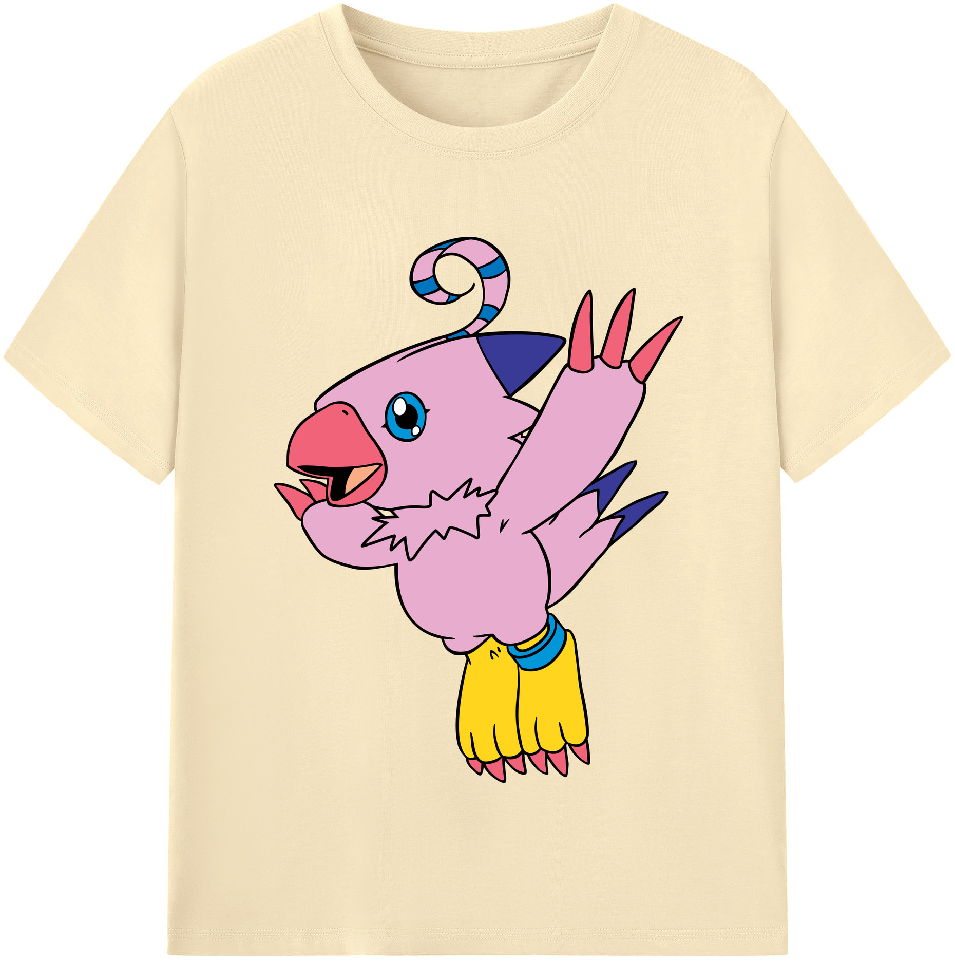 （画像用） Digimon デジタルモンスター/デジモン 綿100％半袖Tシャツ（フロントプリント）