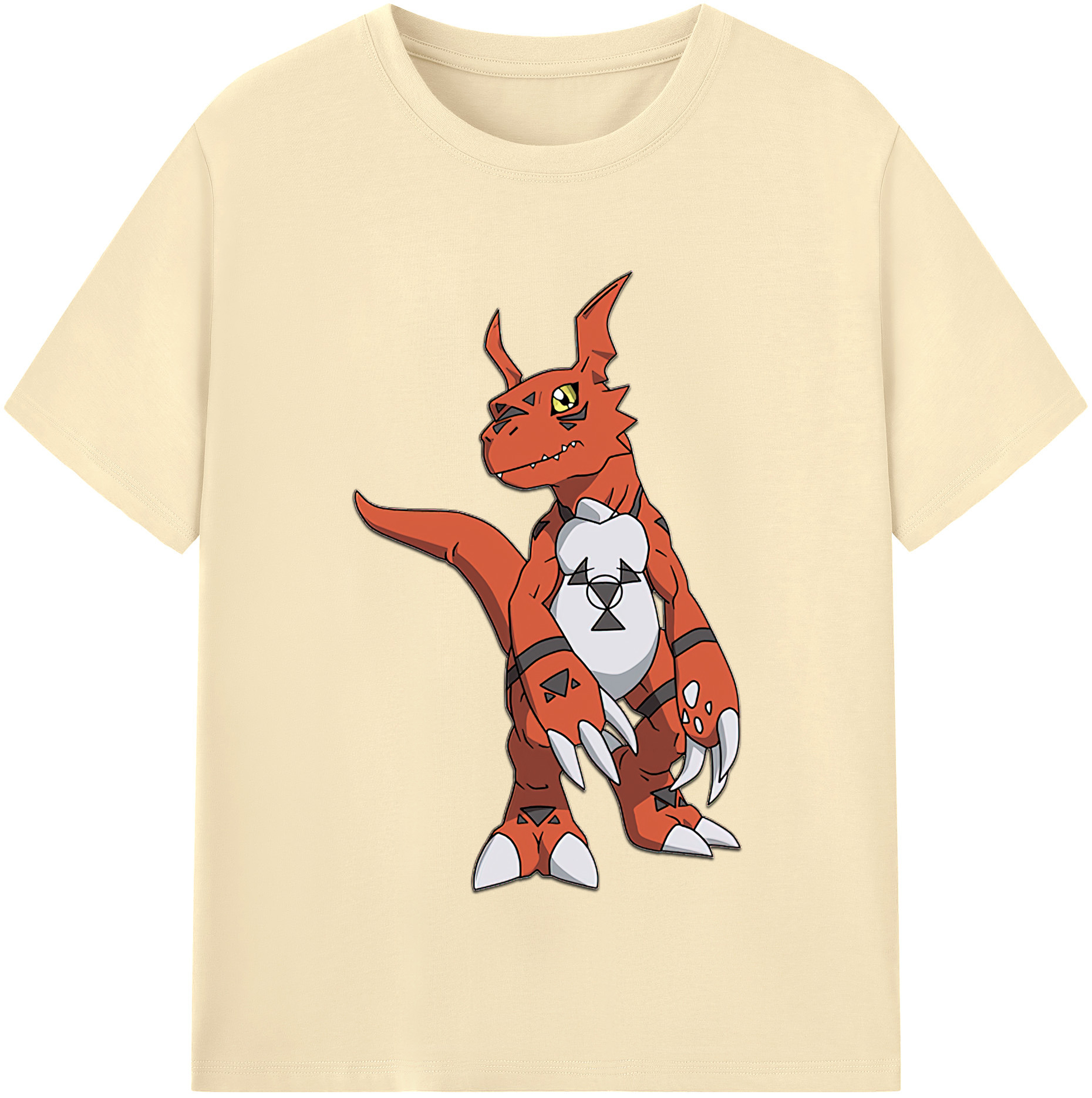 （画像用） Digimon デジタルモンスター/デジモン 綿100％半袖Tシャツ（フロントプリント）