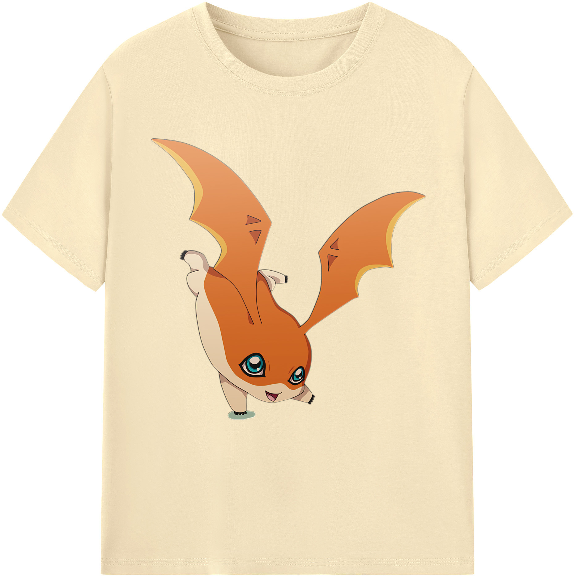 （画像用） Digimon デジタルモンスター/デジモン 綿100％半袖Tシャツ（フロントプリント）