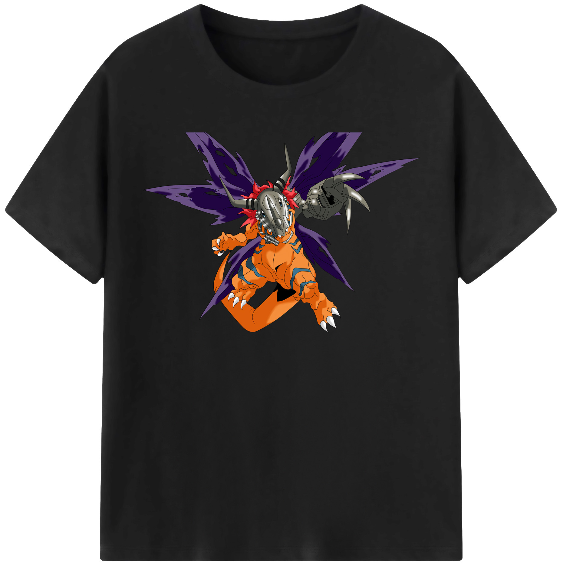 （画像用） Digimon デジタルモンスター/デジモン 綿100％半袖Tシャツ（フロントプリント）