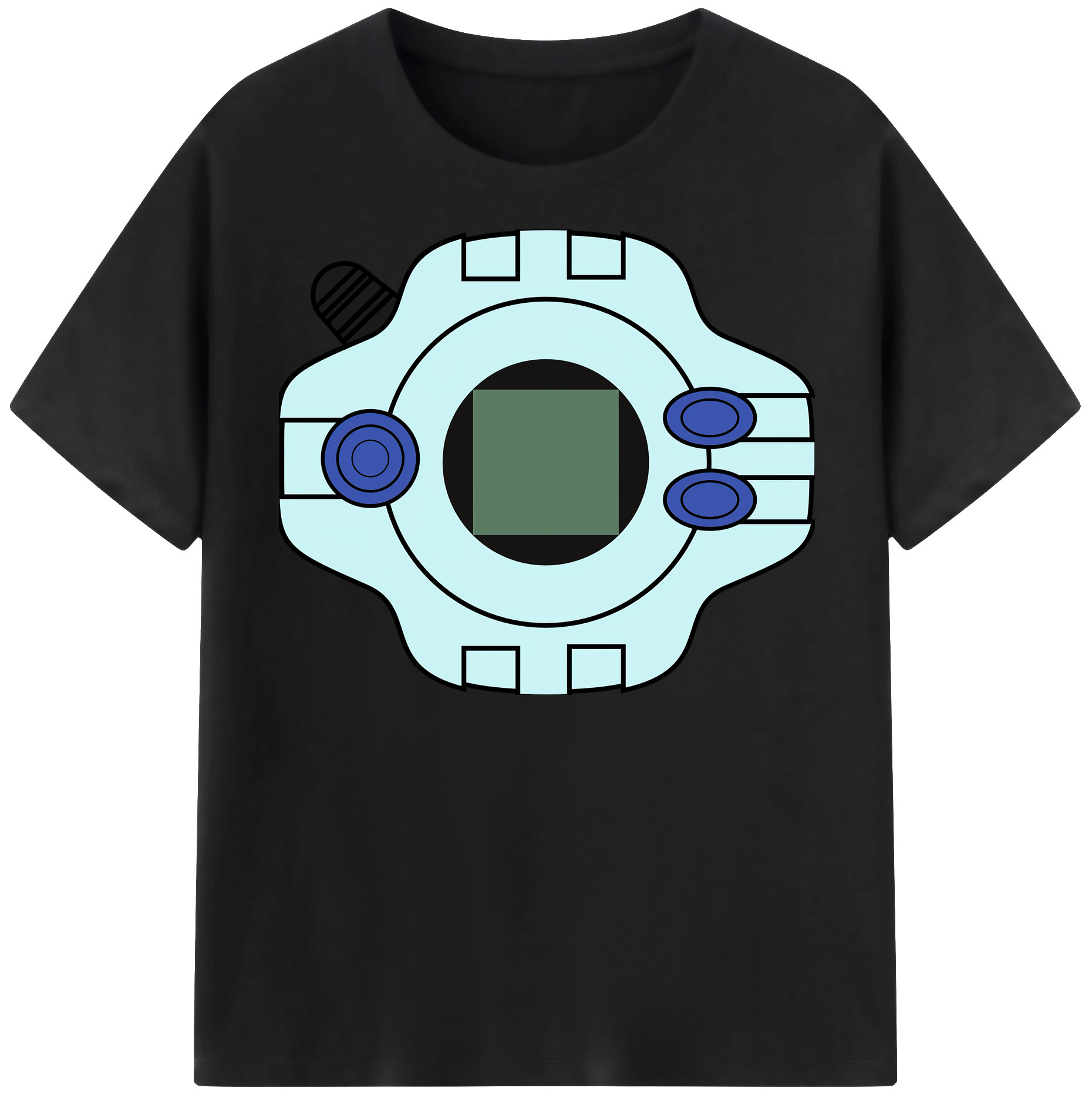 （画像用） Digimon デジタルモンスター/デジモン 綿100％半袖Tシャツ（フロントプリント）
