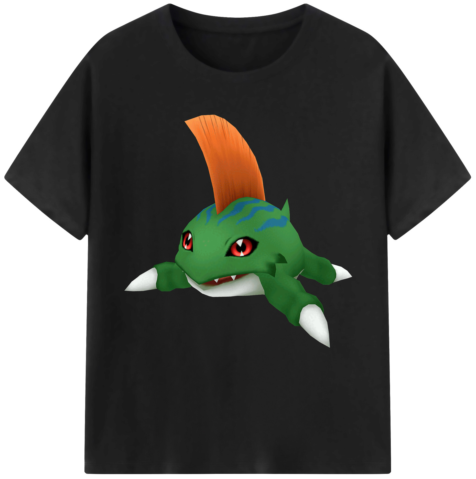 （画像用） Digimon デジタルモンスター/デジモン 綿100％半袖Tシャツ（フロントプリント）