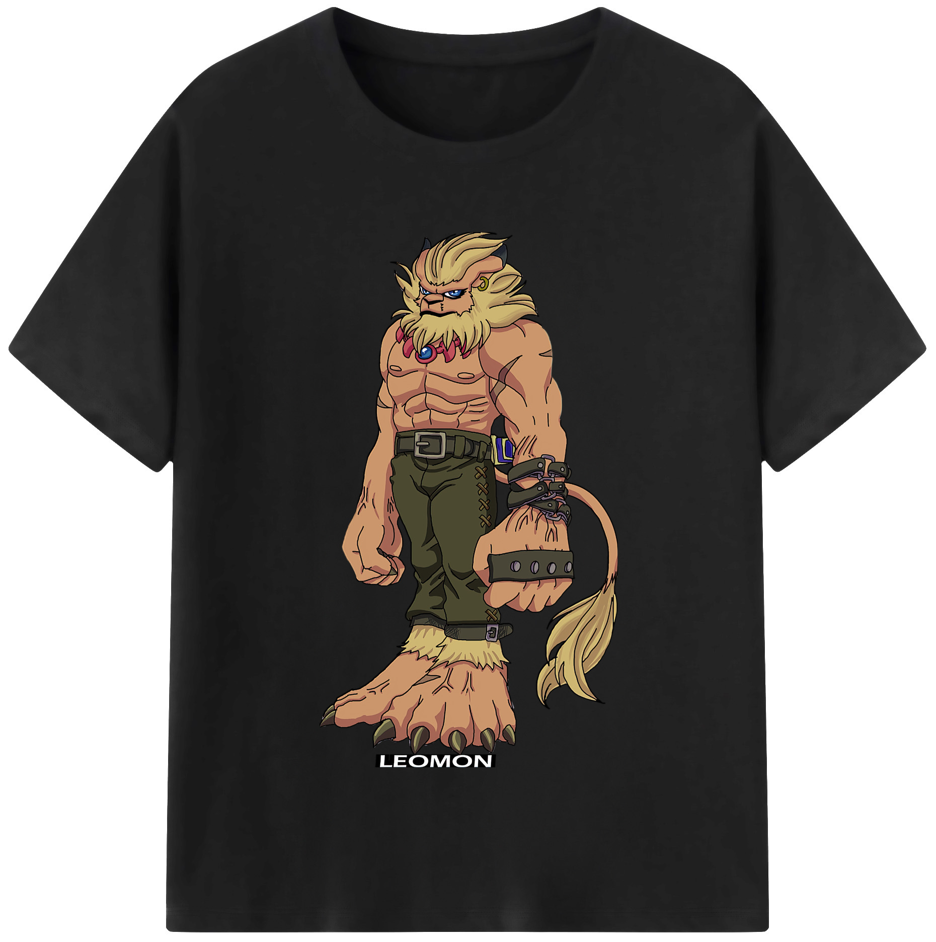 （画像用） Digimon デジタルモンスター/デジモン 綿100％半袖Tシャツ（フロントプリント）