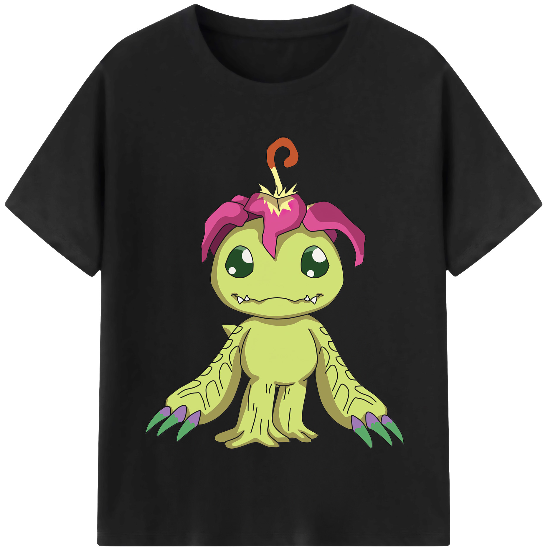 （画像用） Digimon デジタルモンスター/デジモン 綿100％半袖Tシャツ（フロントプリント）