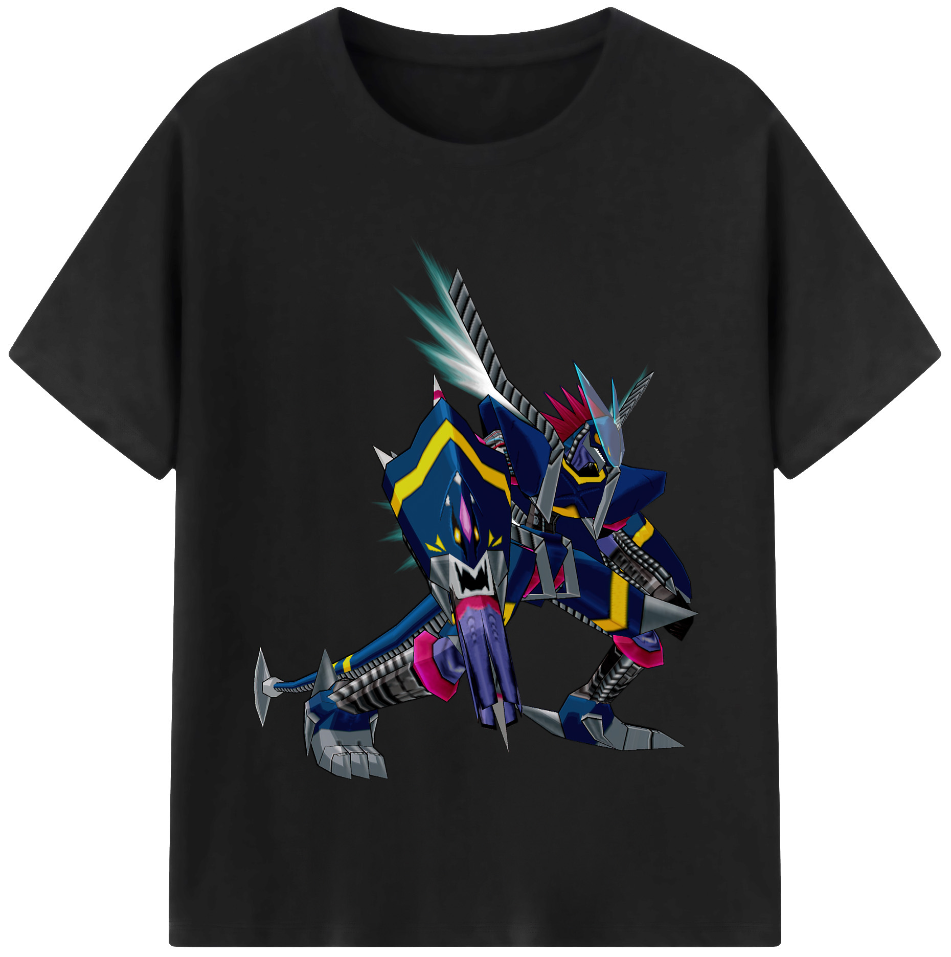 （画像用） Digimon デジタルモンスター/デジモン 綿100％半袖Tシャツ（フロントプリント）