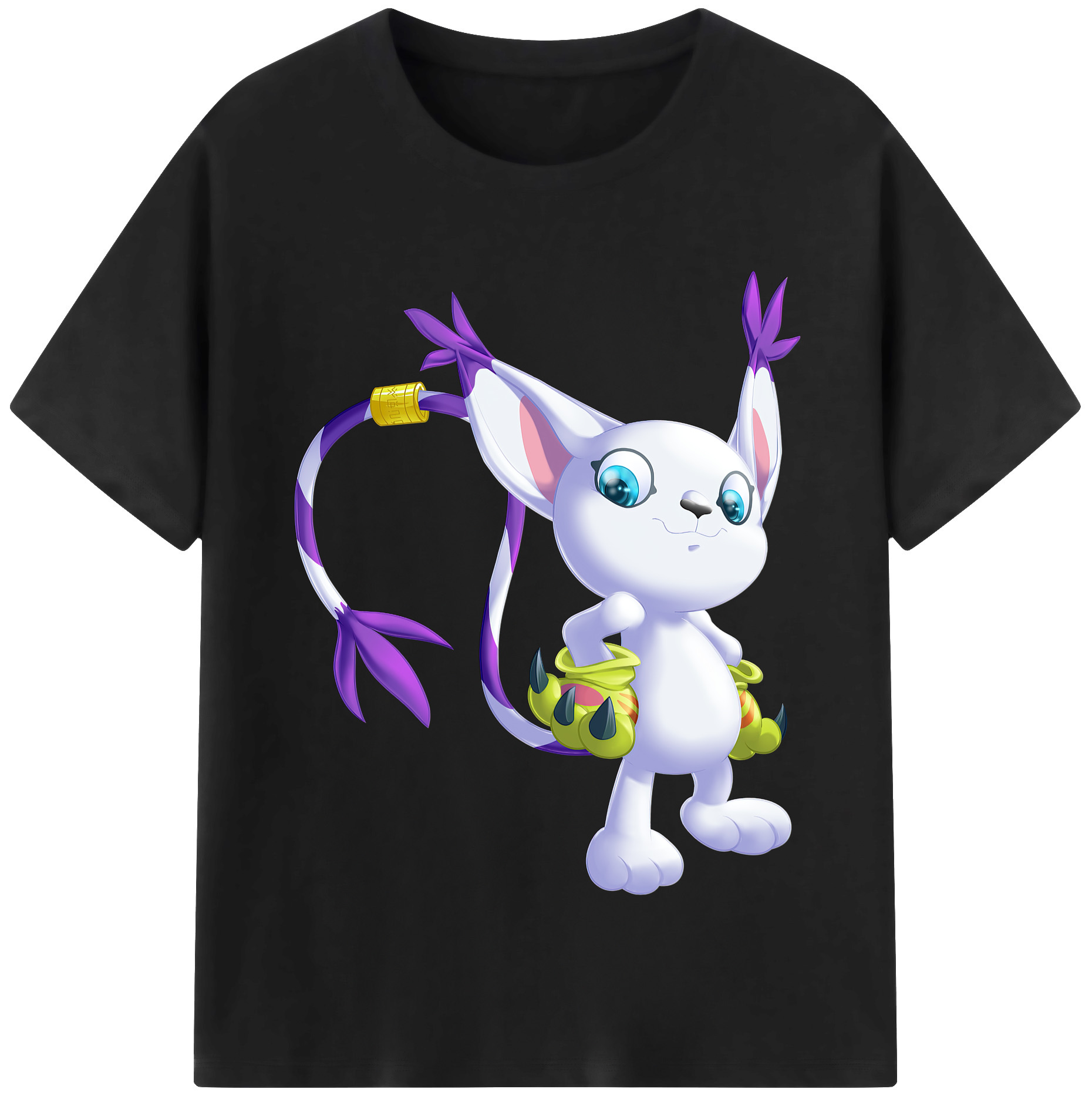 （画像用） Digimon デジタルモンスター/デジモン 綿100％半袖Tシャツ（フロントプリント）