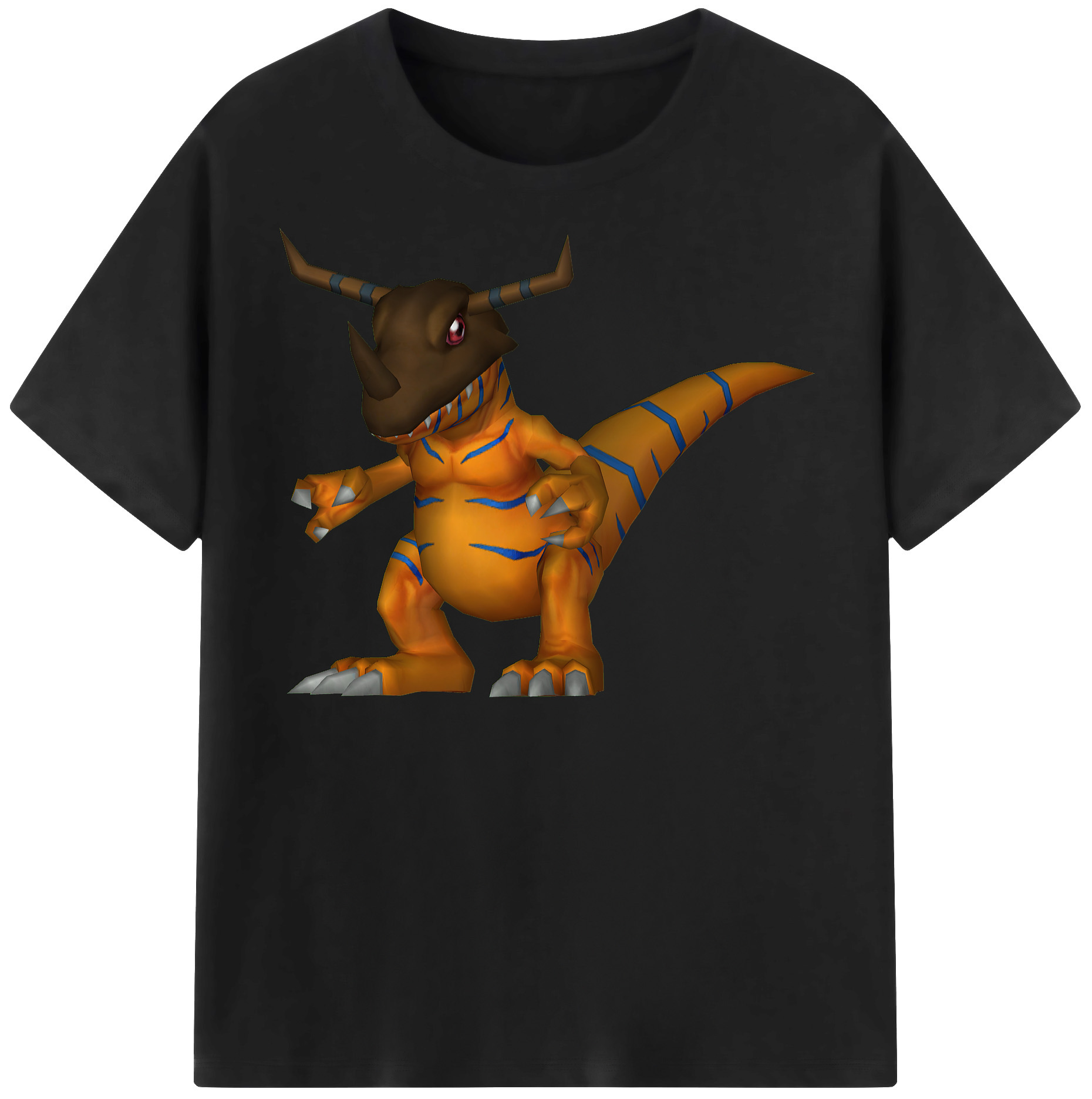 （画像用） Digimon デジタルモンスター/デジモン 綿100％半袖Tシャツ（フロントプリント）