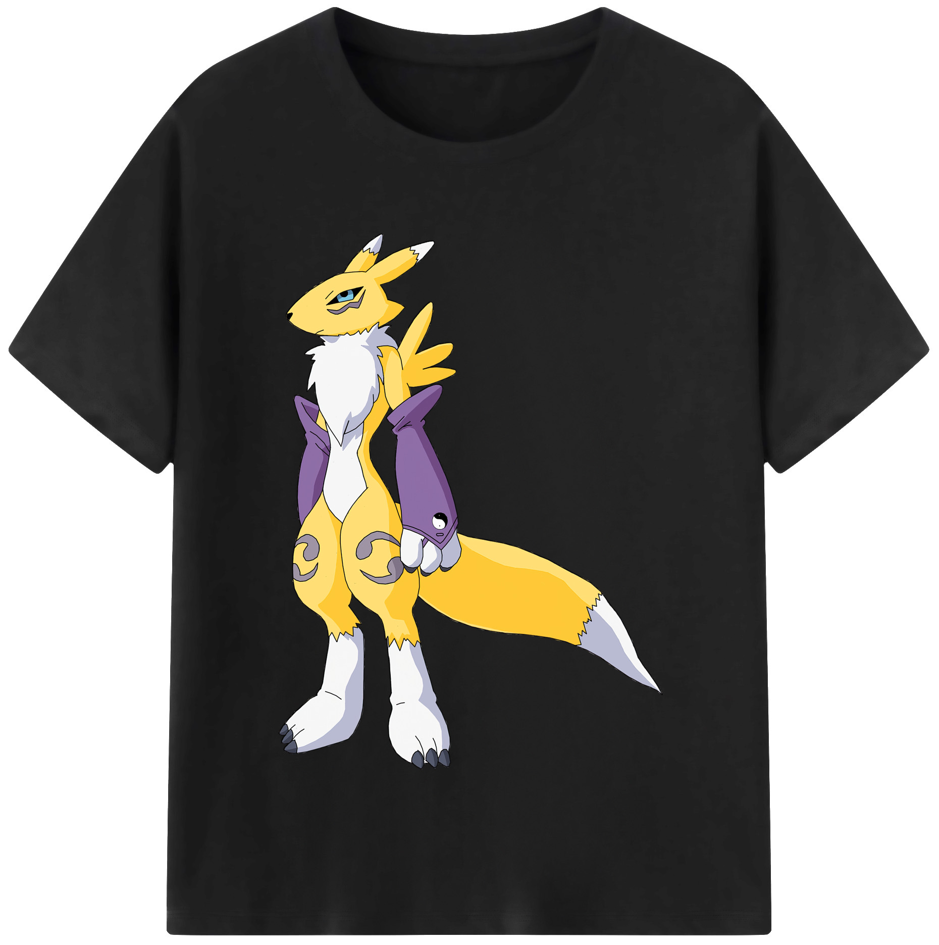 （画像用） Digimon デジタルモンスター/デジモン 綿100％半袖Tシャツ（フロントプリント）