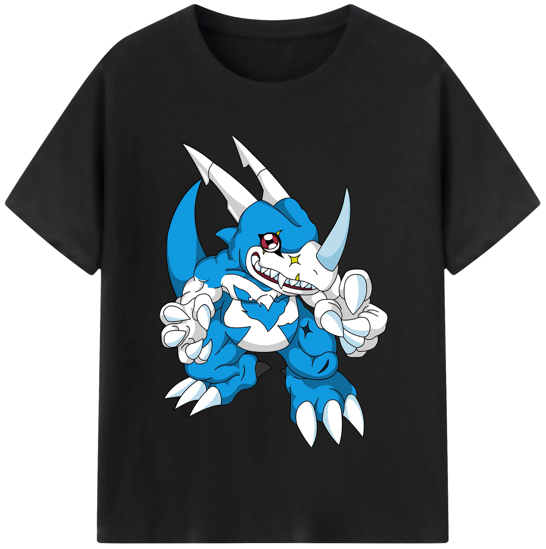（画像用） Digimon デジタルモンスター/デジモン 綿100％半袖Tシャツ（フロントプリント）