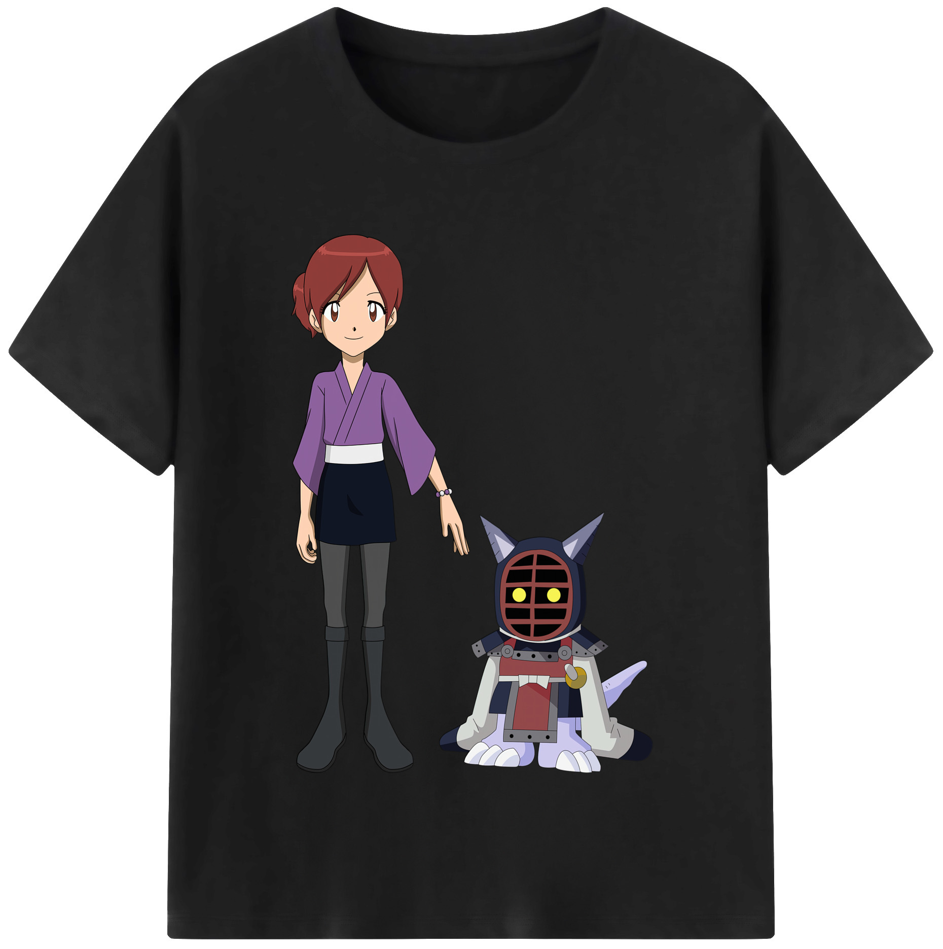 （画像用） Digimon デジタルモンスター/デジモン 綿100％半袖Tシャツ（フロントプリント）