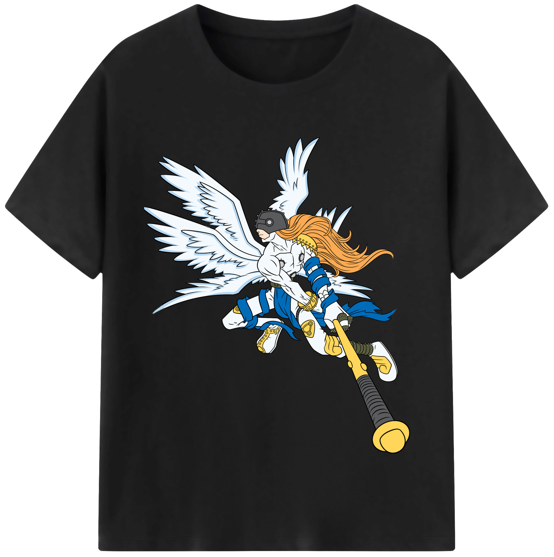 （画像用） Digimon デジタルモンスター/デジモン 綿100％半袖Tシャツ（フロントプリント）