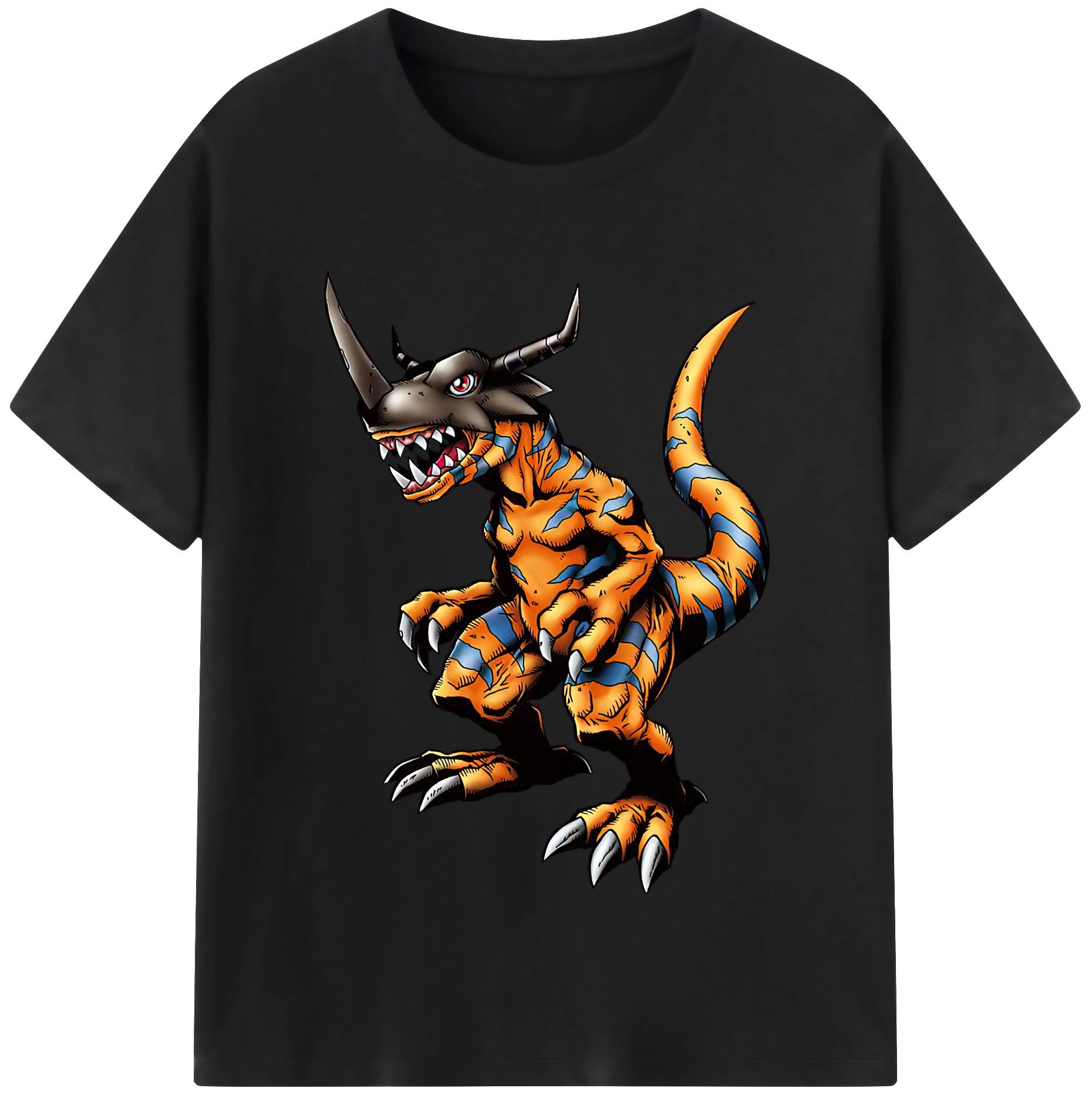 （画像用） Digimon デジタルモンスター/デジモン 綿100％半袖Tシャツ（フロントプリント）