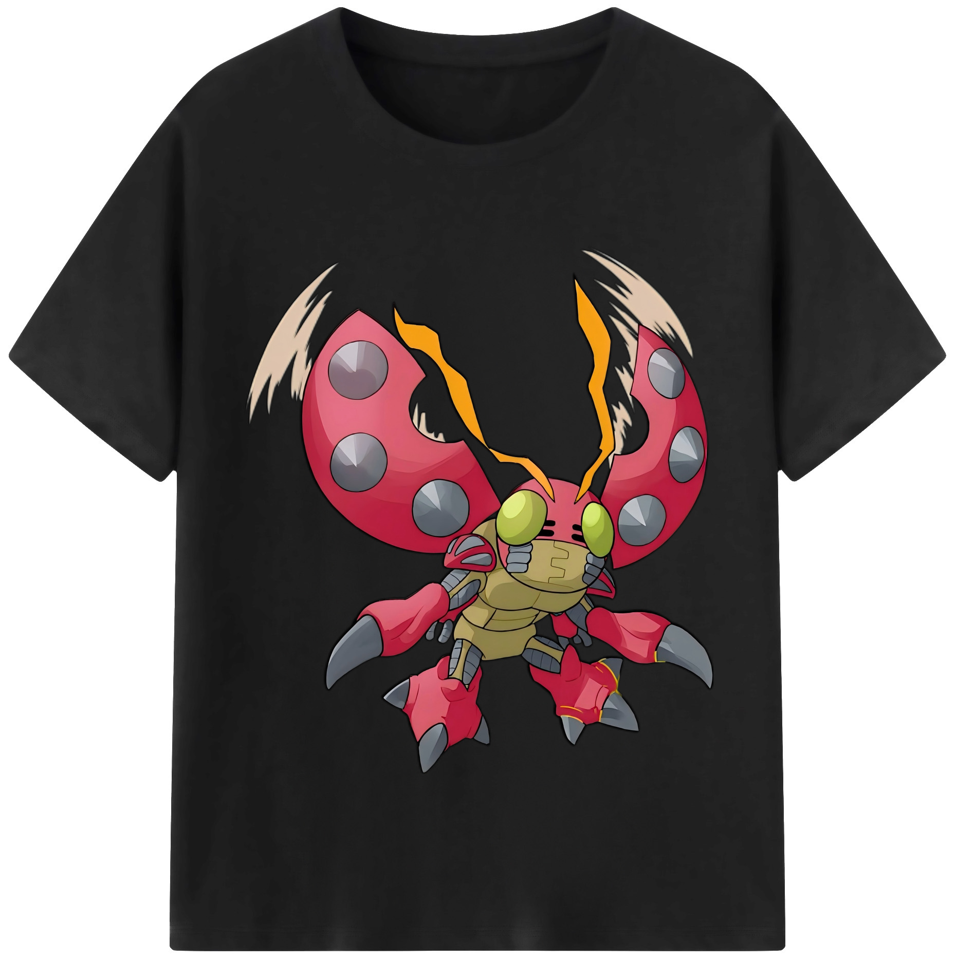 （画像用） Digimon デジタルモンスター/デジモン 綿100％半袖Tシャツ（フロントプリント）