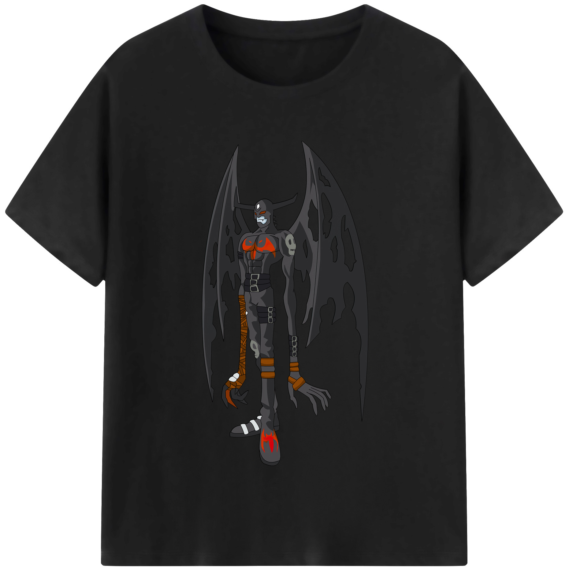 （画像用） Digimon デジタルモンスター/デジモン 綿100％半袖Tシャツ（フロントプリント）