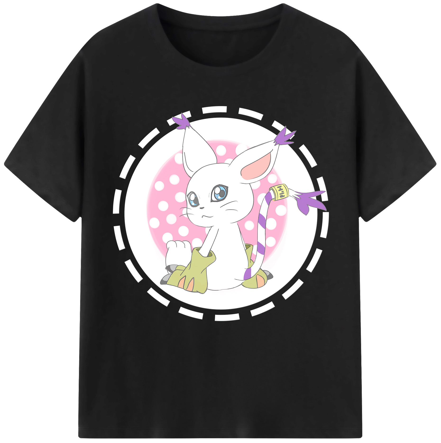 （画像用） Digimon デジタルモンスター/デジモン 綿100％半袖Tシャツ（フロントプリント）