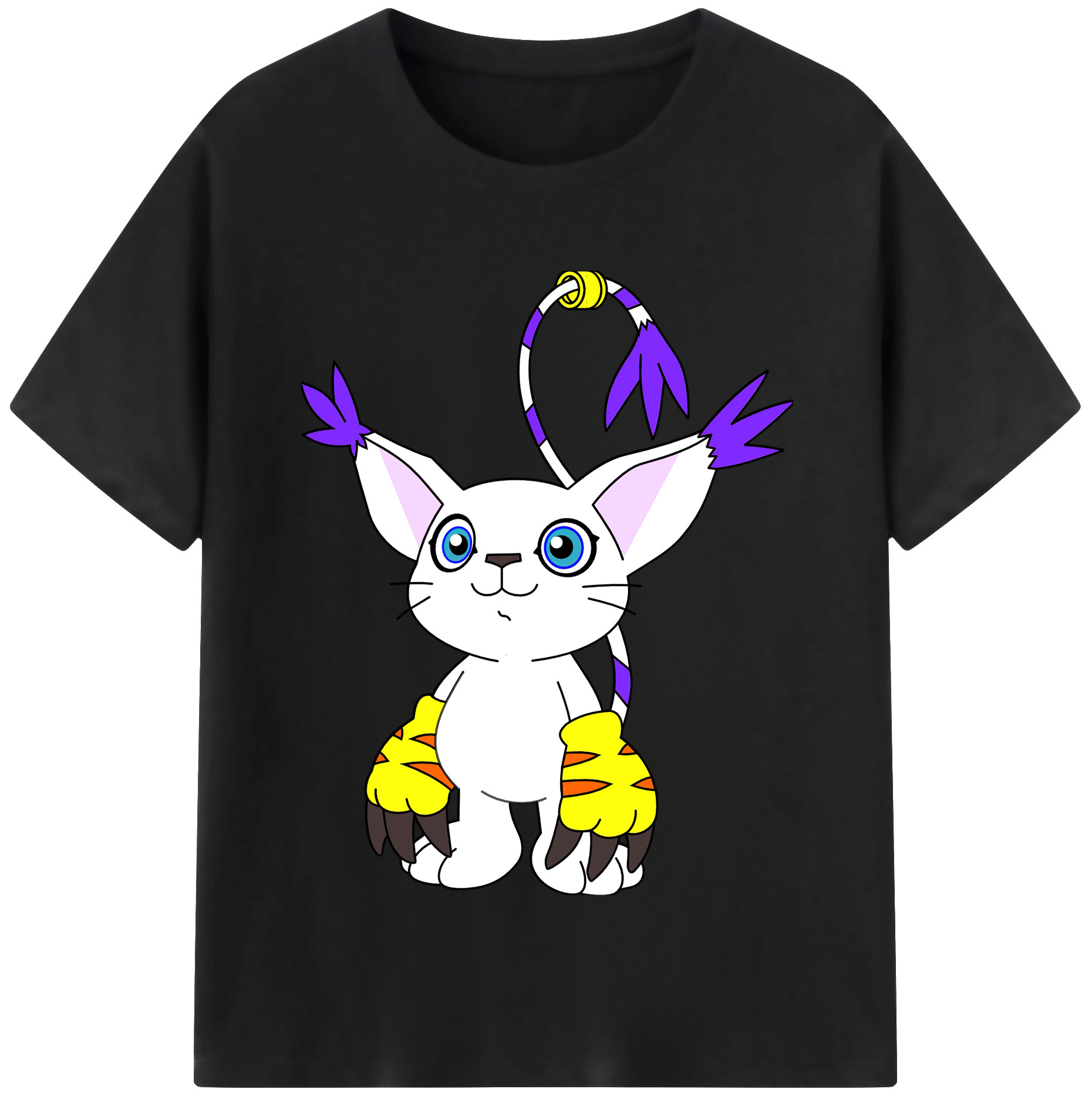 （画像用） Digimon デジタルモンスター/デジモン 綿100％半袖Tシャツ（フロントプリント）