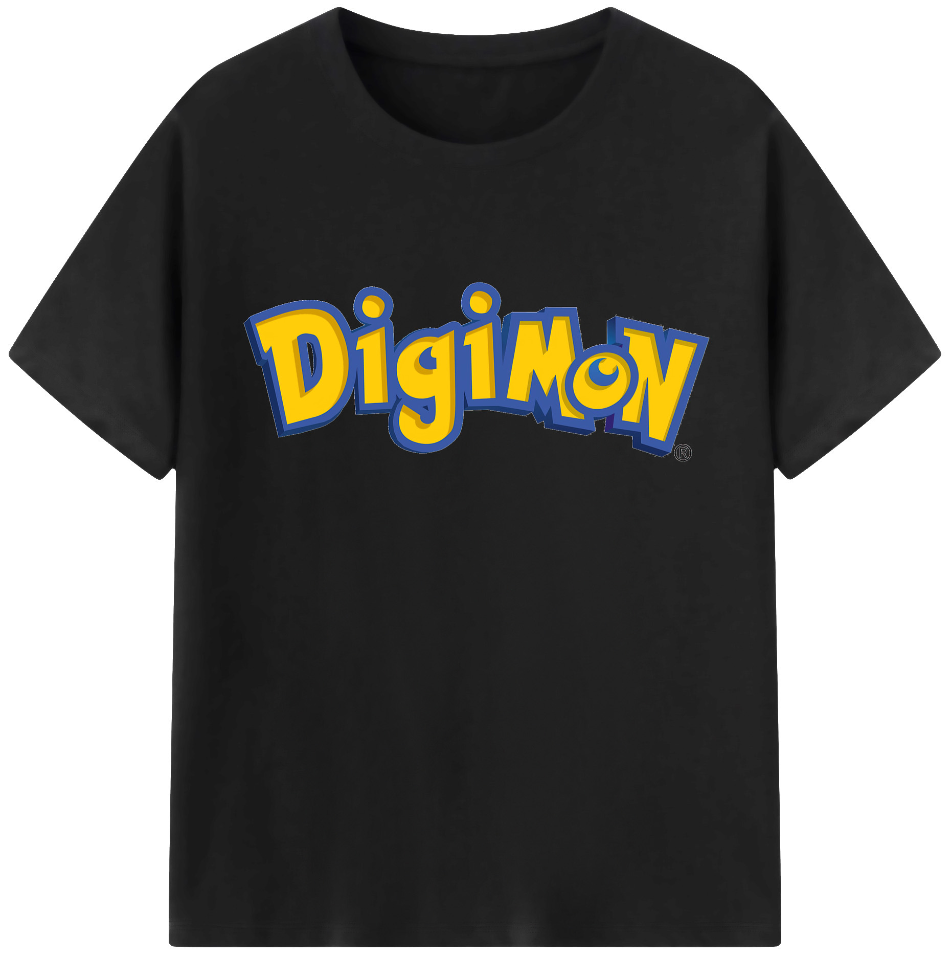 （画像用） Digimon デジタルモンスター/デジモン 綿100％半袖Tシャツ（フロントプリント）