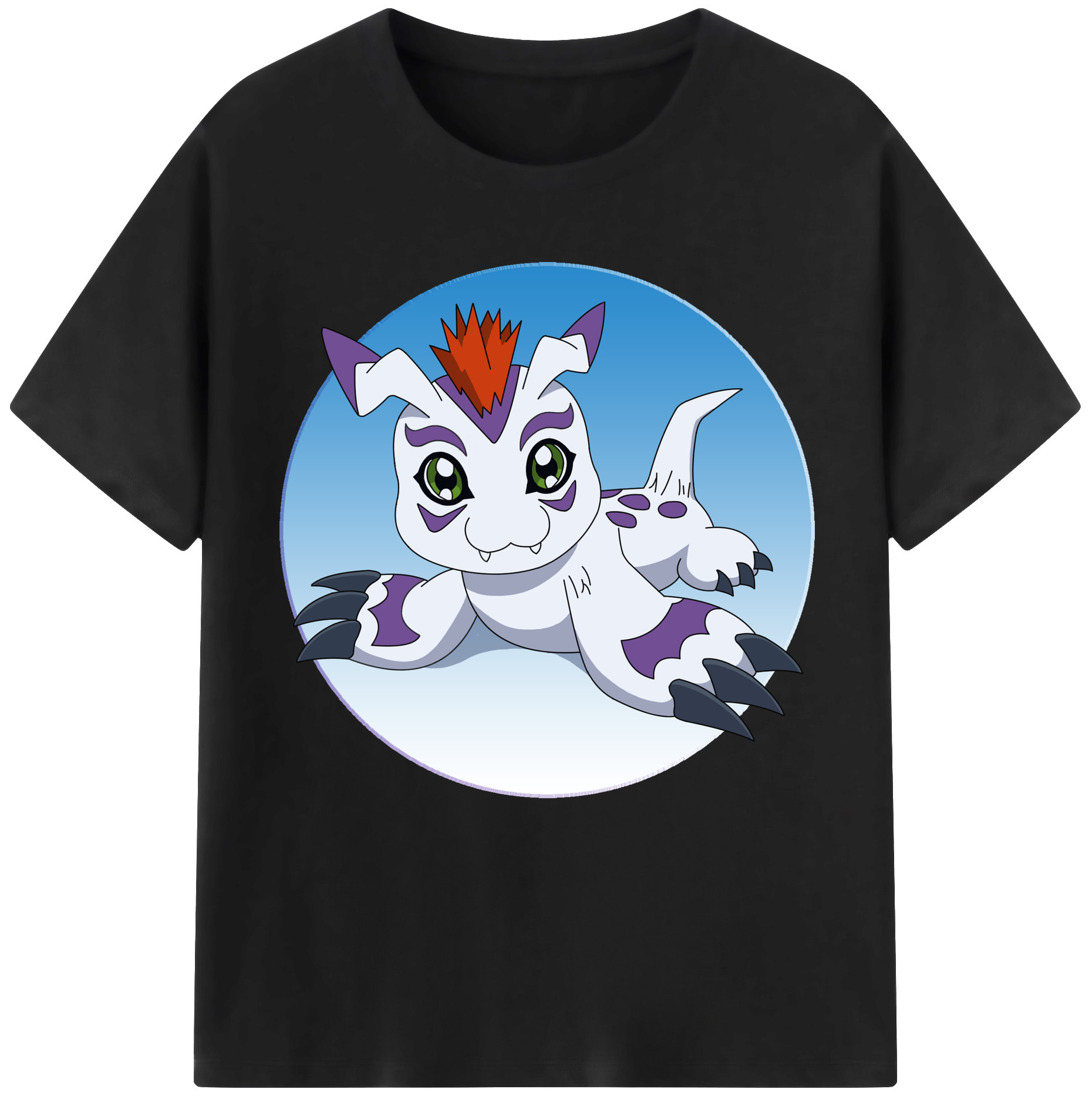 （画像用） Digimon デジタルモンスター/デジモン 綿100％半袖Tシャツ（フロントプリント）