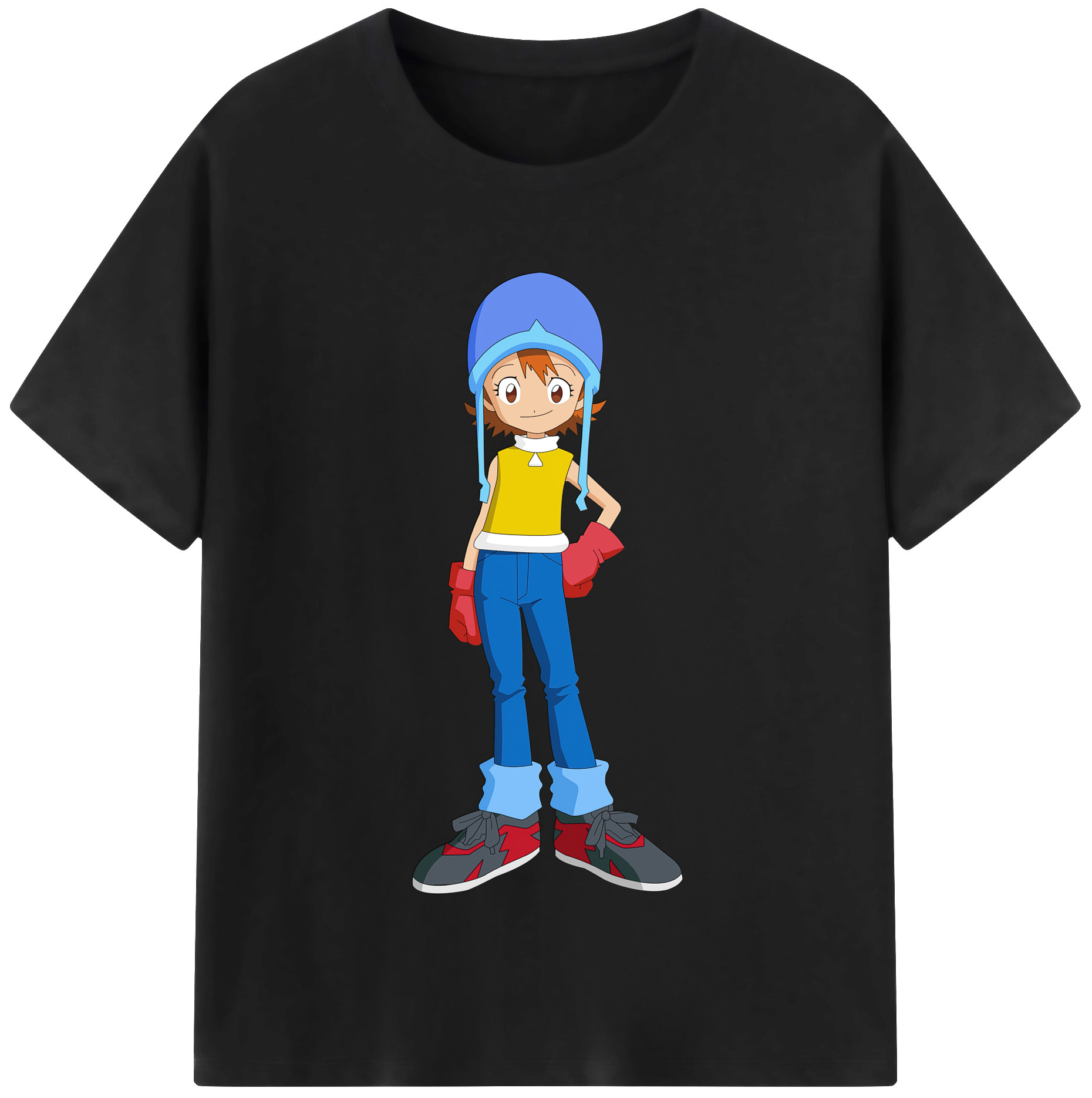 （画像用） Digimon デジタルモンスター/デジモン 綿100％半袖Tシャツ（フロントプリント）